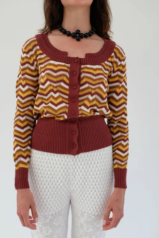 Beklina Prato Cardigan Millenovecento Settanta sold by Beklina