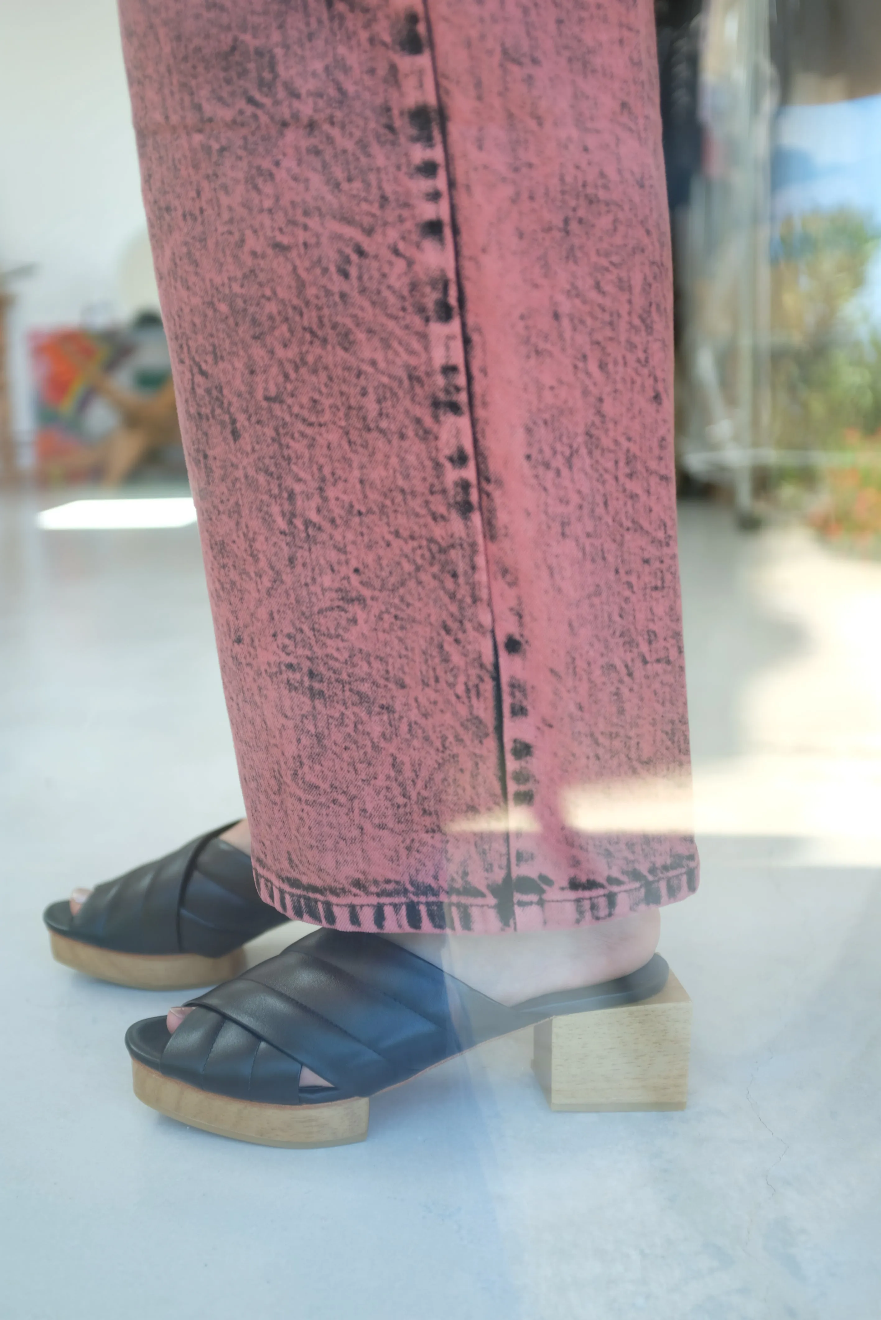 Beklina Matisse Criss-cross Platform Slide Black sold by Beklina product image thumbnail 2