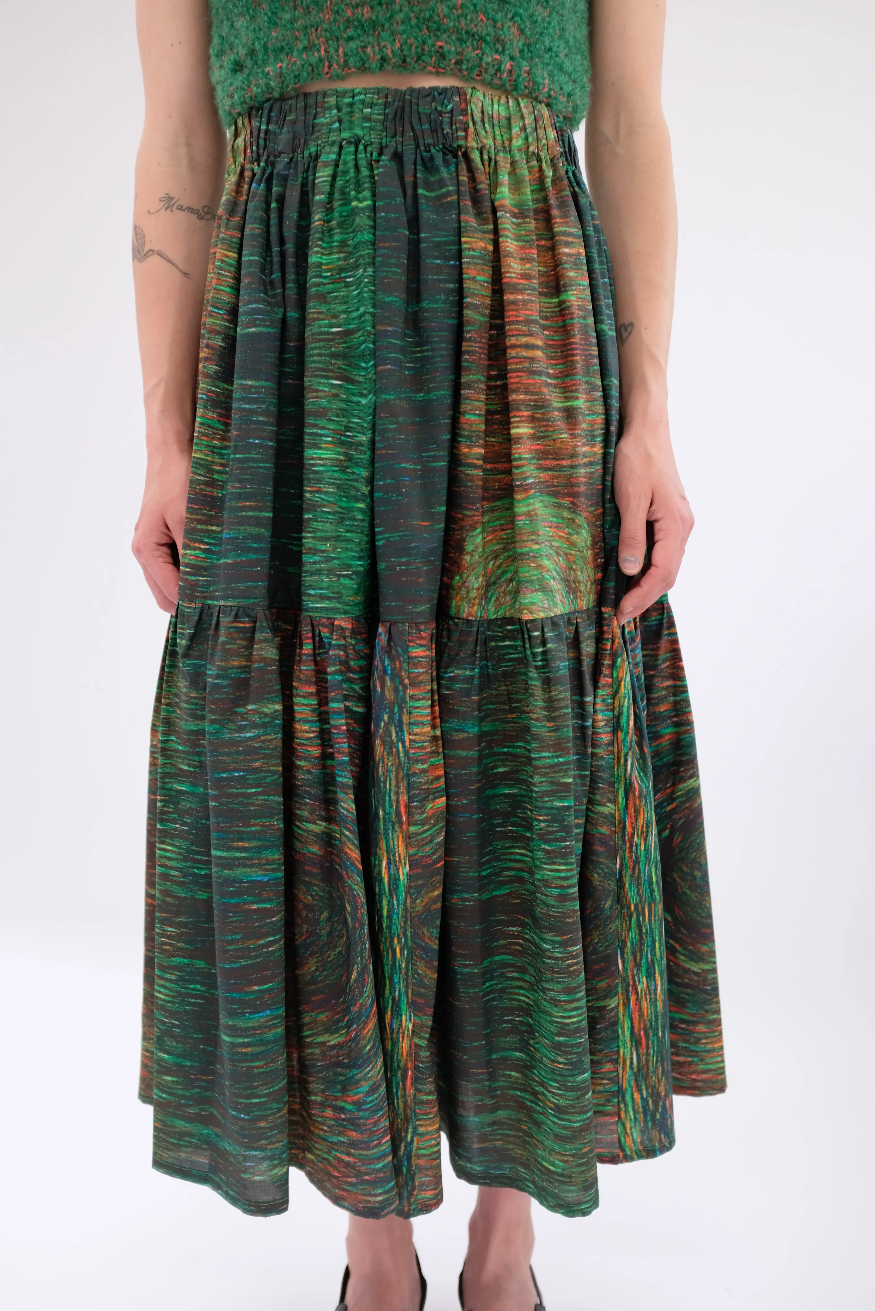 Anntian Skirt Panel Print G sold by Beklina