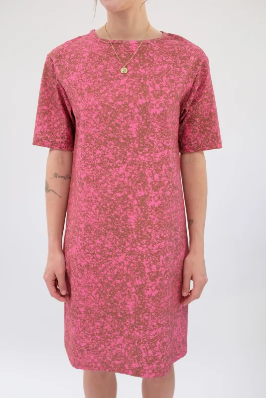 Beklina T Shirt Dress Splatter Raspberry sold by Beklina