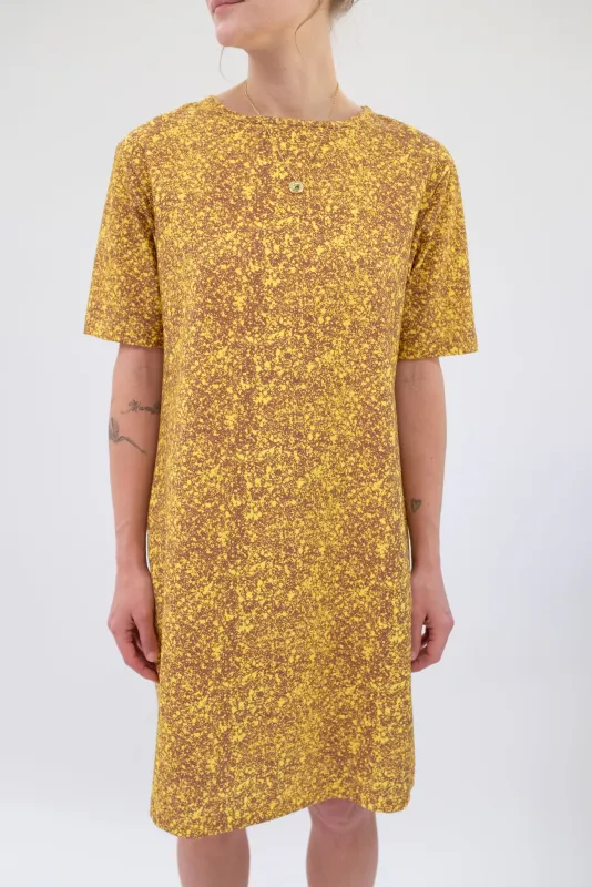 Beklina T Shirt Dress Splatter Lemon sold by Beklina