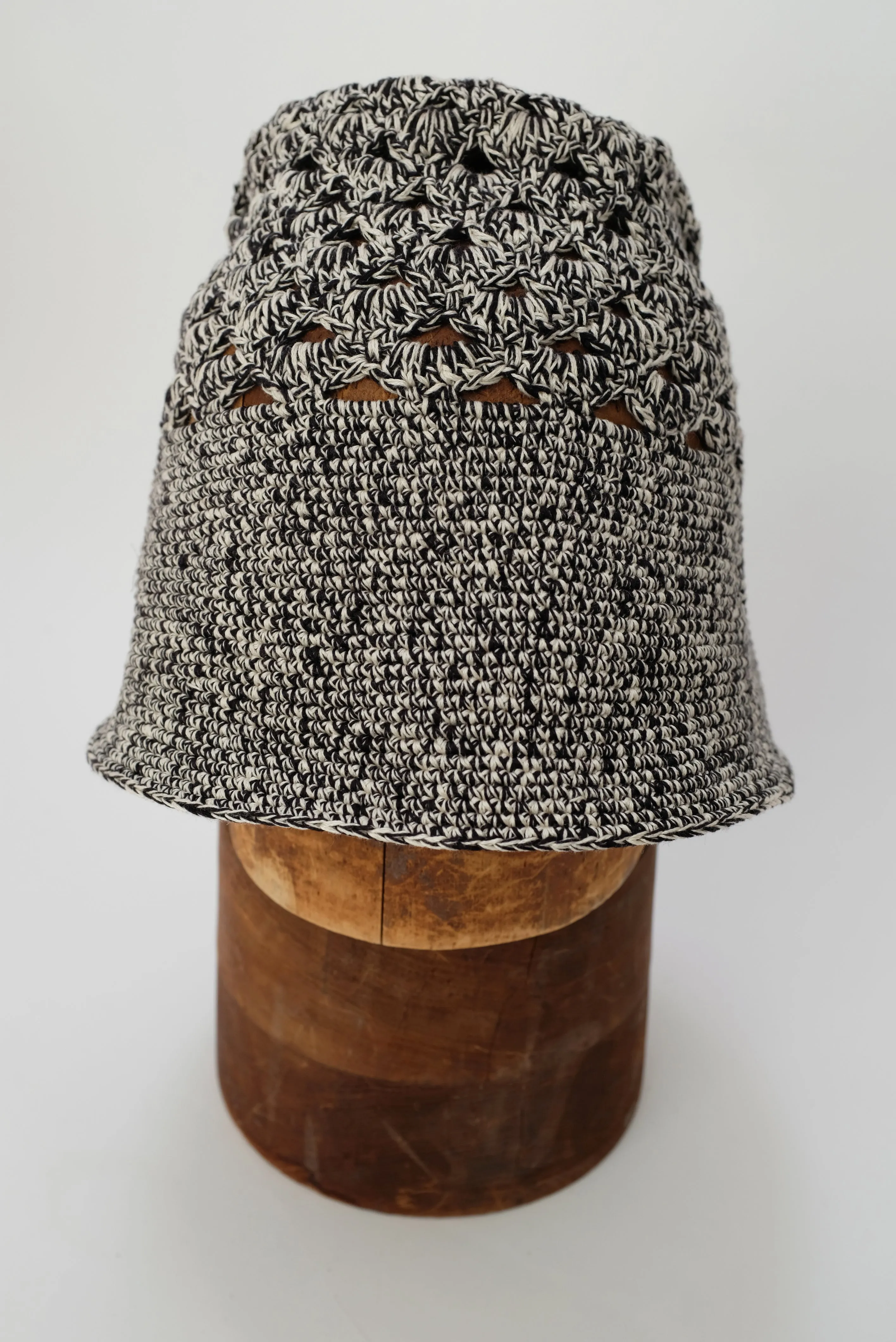 Beklina Sfogarsi Crocheted Hat Black/Natural sold by Beklina product image thumbnail 4