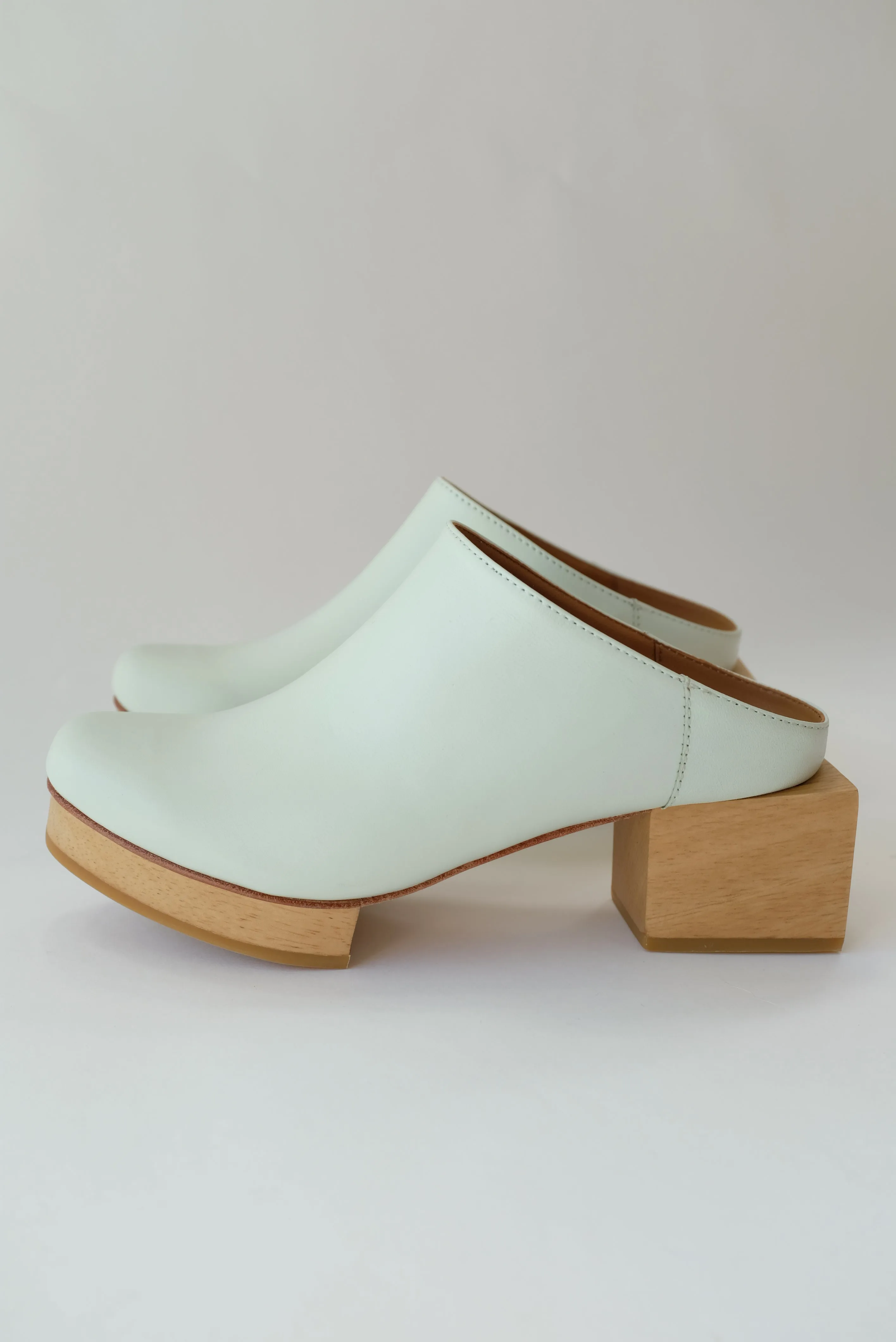 Beklina Matisse Platform Mules Pastel Swamp sold by Beklina product image thumbnail 4