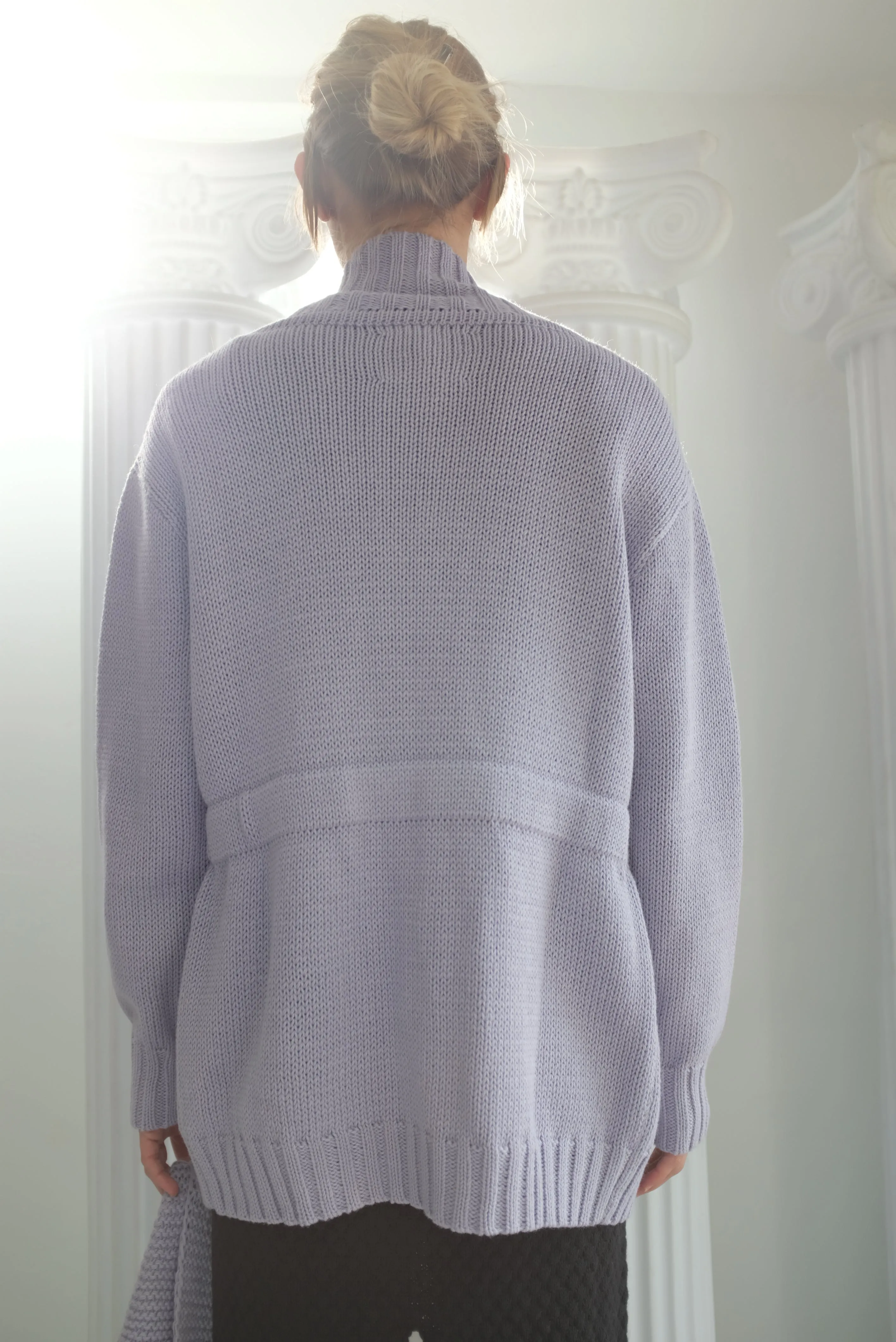 Beklina Knit Nonna Jacket Lilac sold by Beklina product image thumbnail 5