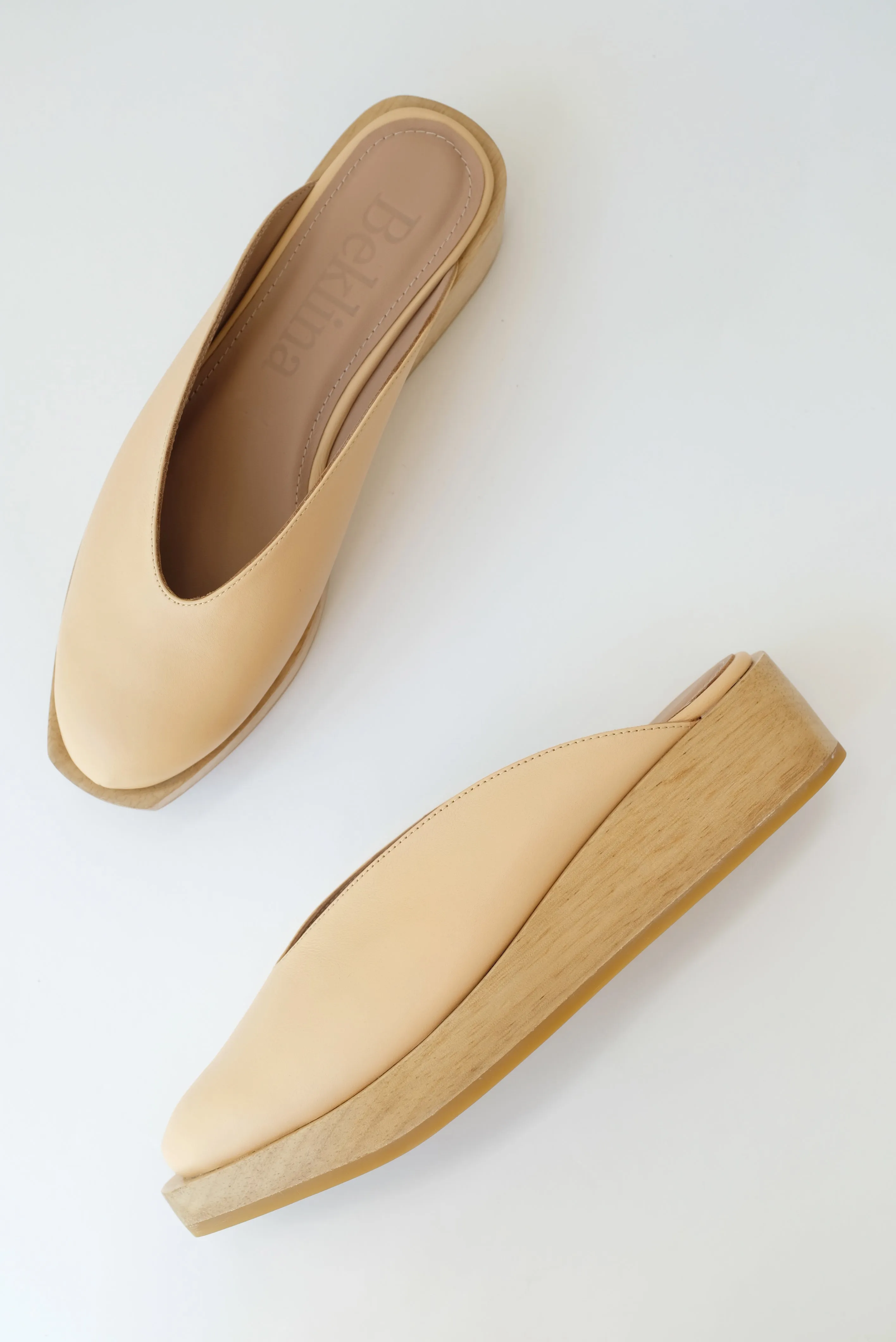 Beklina Wedge Clog Pretzel sold by Beklina