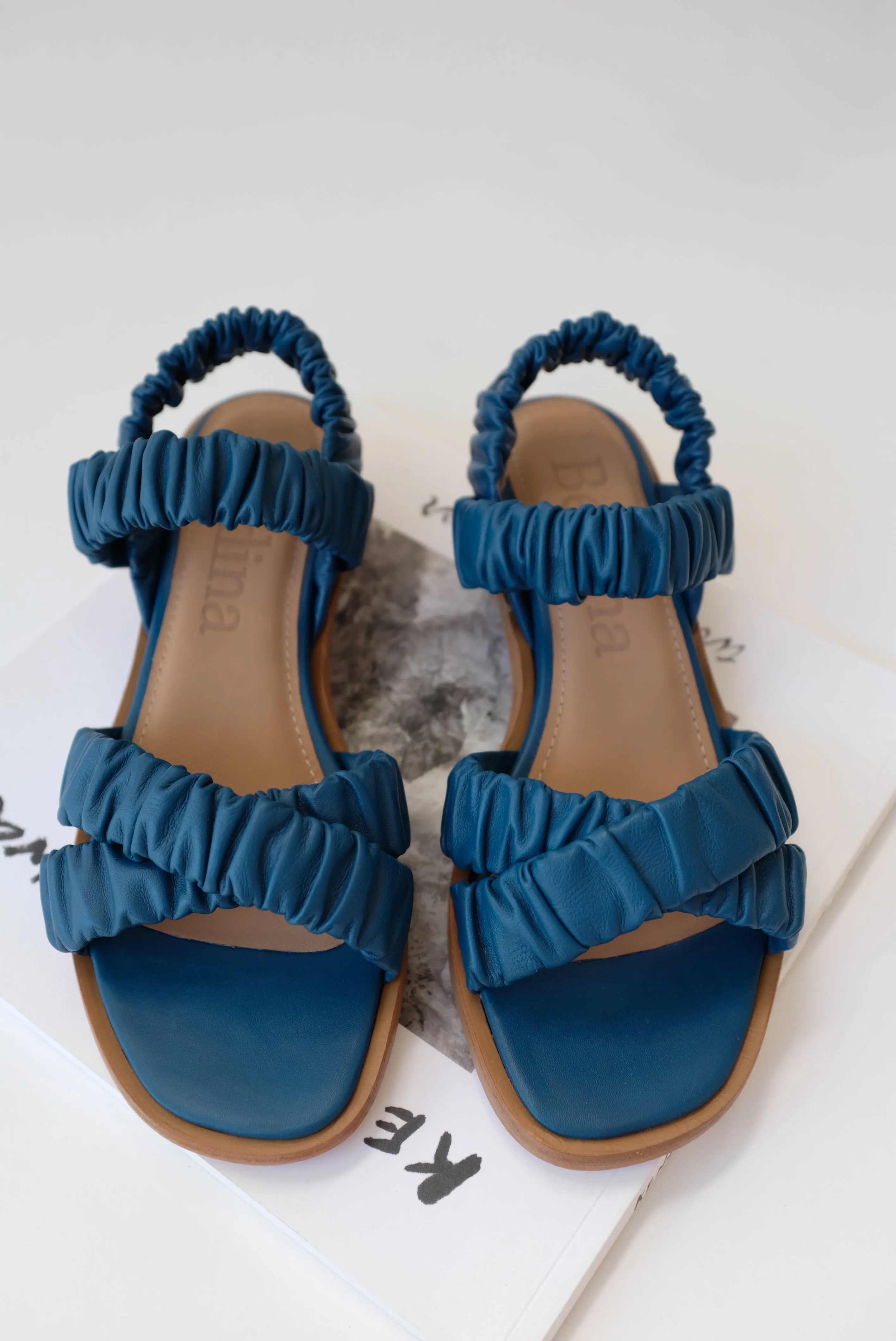 Beklina Gathered Sandal Persian Blue sold by Beklina product image thumbnail 4