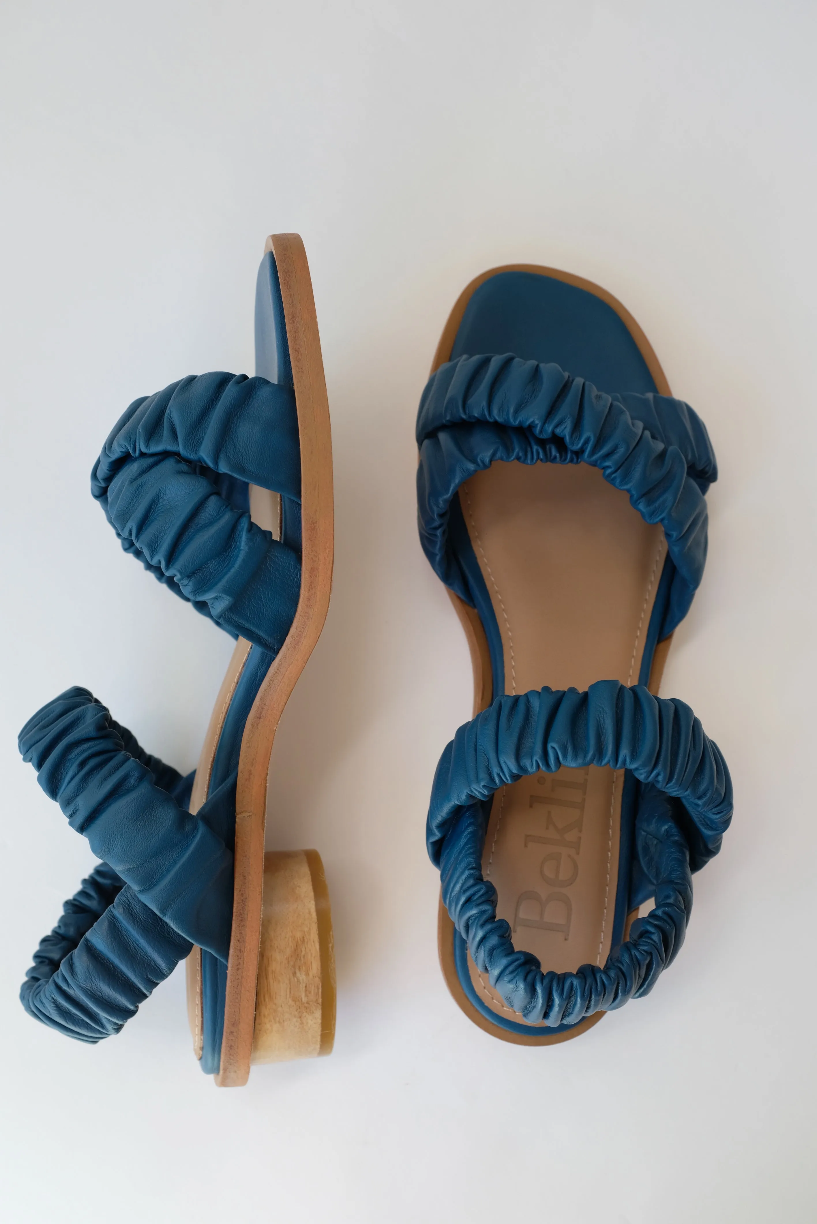 Beklina Gathered Sandal Persian Blue sold by Beklina product image thumbnail 3