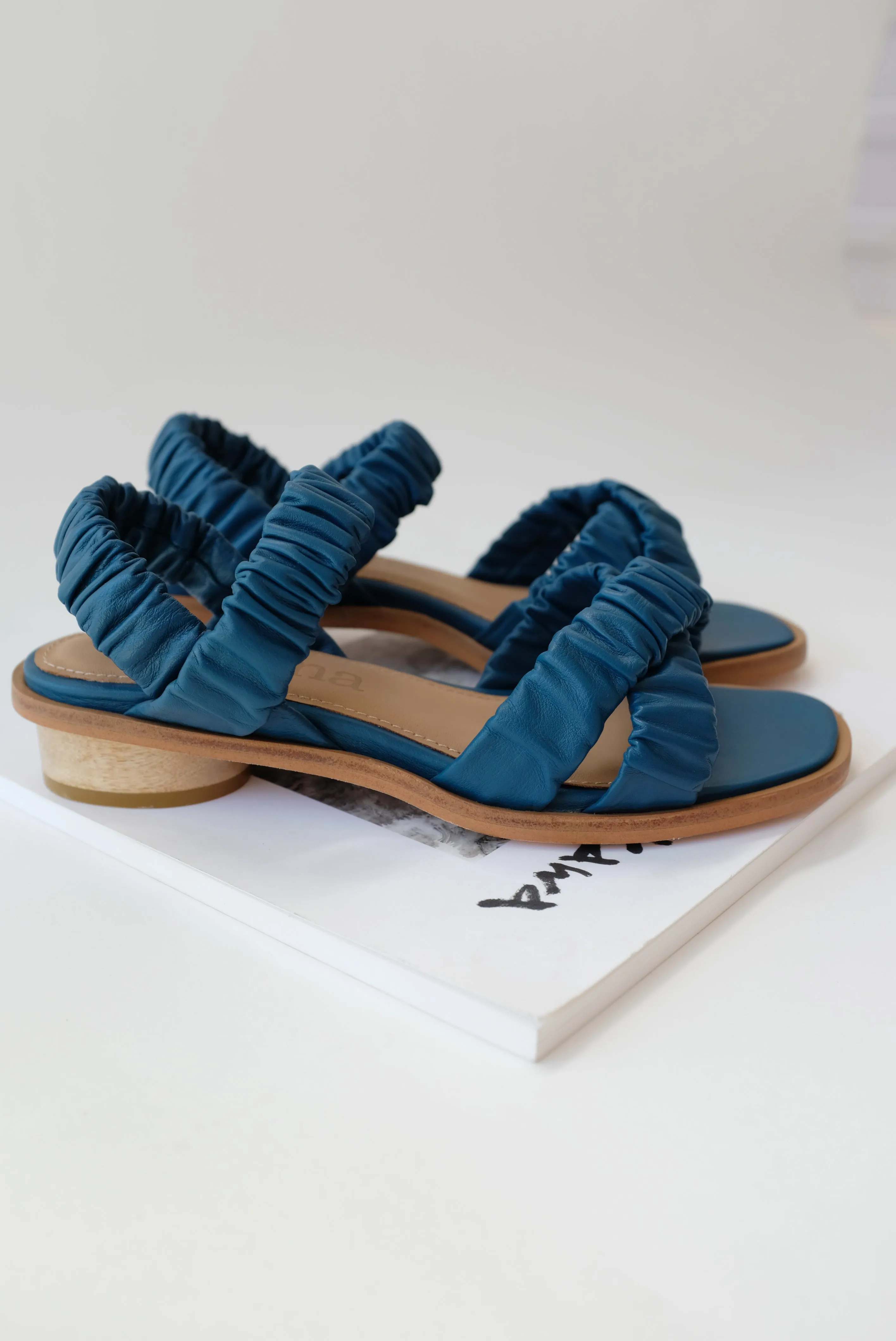 Beklina Gathered Sandal Persian Blue sold by Beklina product image thumbnail 5
