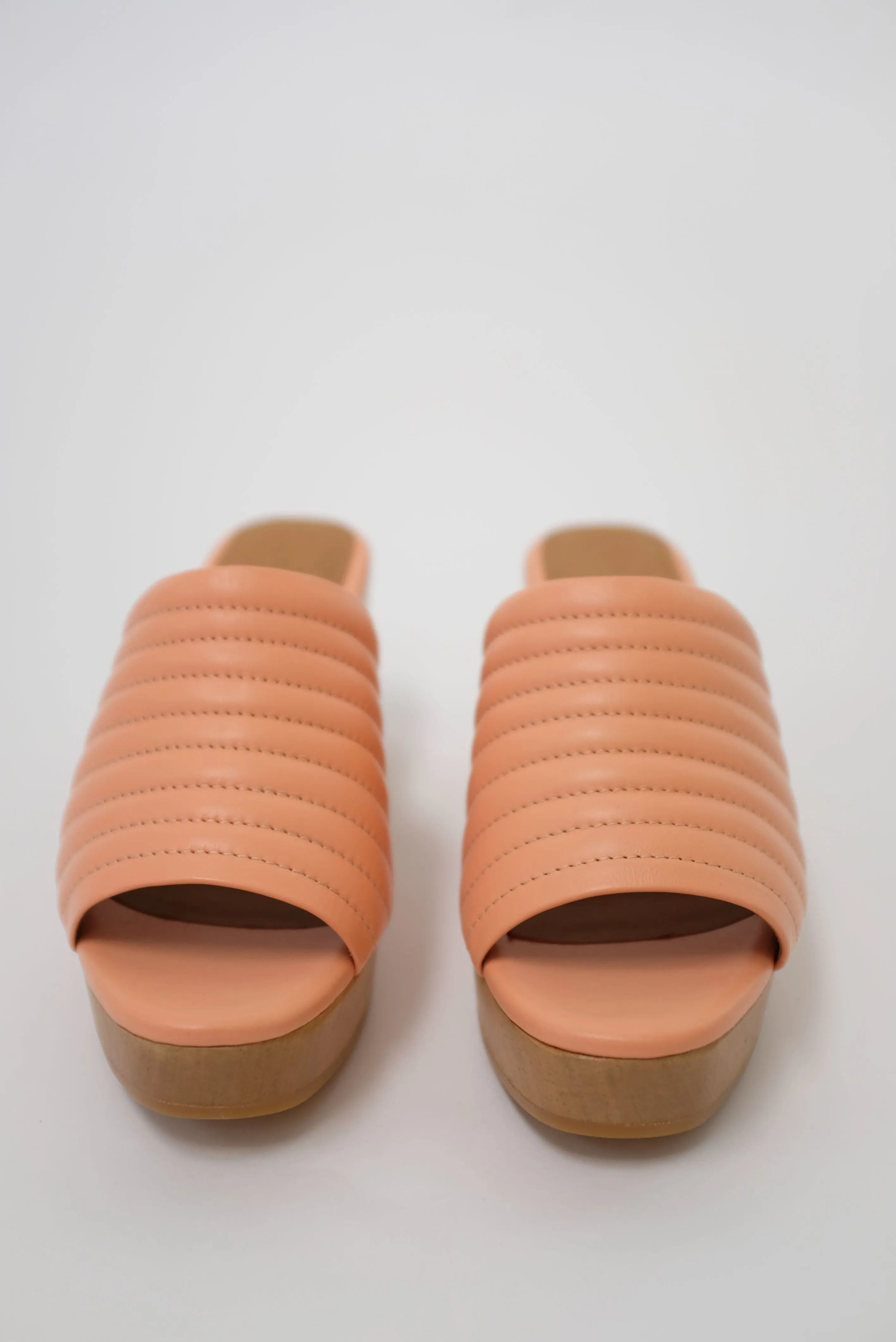 Beklina Ribbed Clog Open Toe Melon sold by Beklina product image thumbnail 4