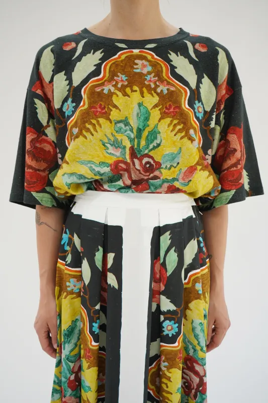 Anntian Paint Flowers Top made by ANNTIAN