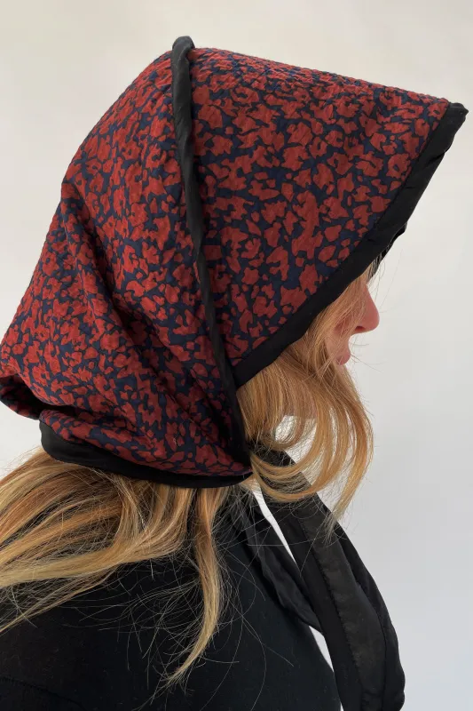 Beklina Quilted Bonnet Popcorn Navy/Brick made by Beklina