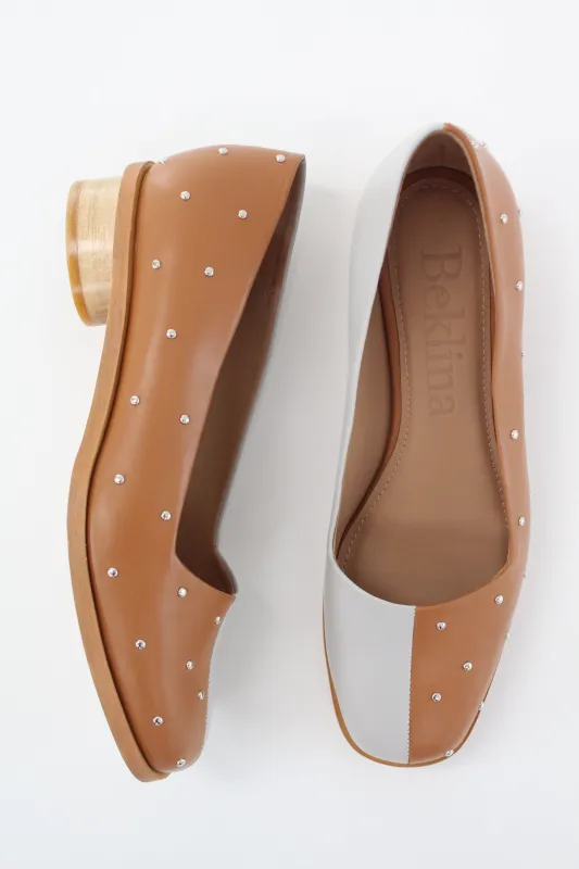 Beklina Pinto Pumps Grey/Dry Clay made by Beklina