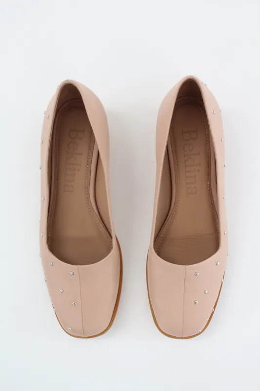Beklina Pinto Pumps Buff made by Beklina
