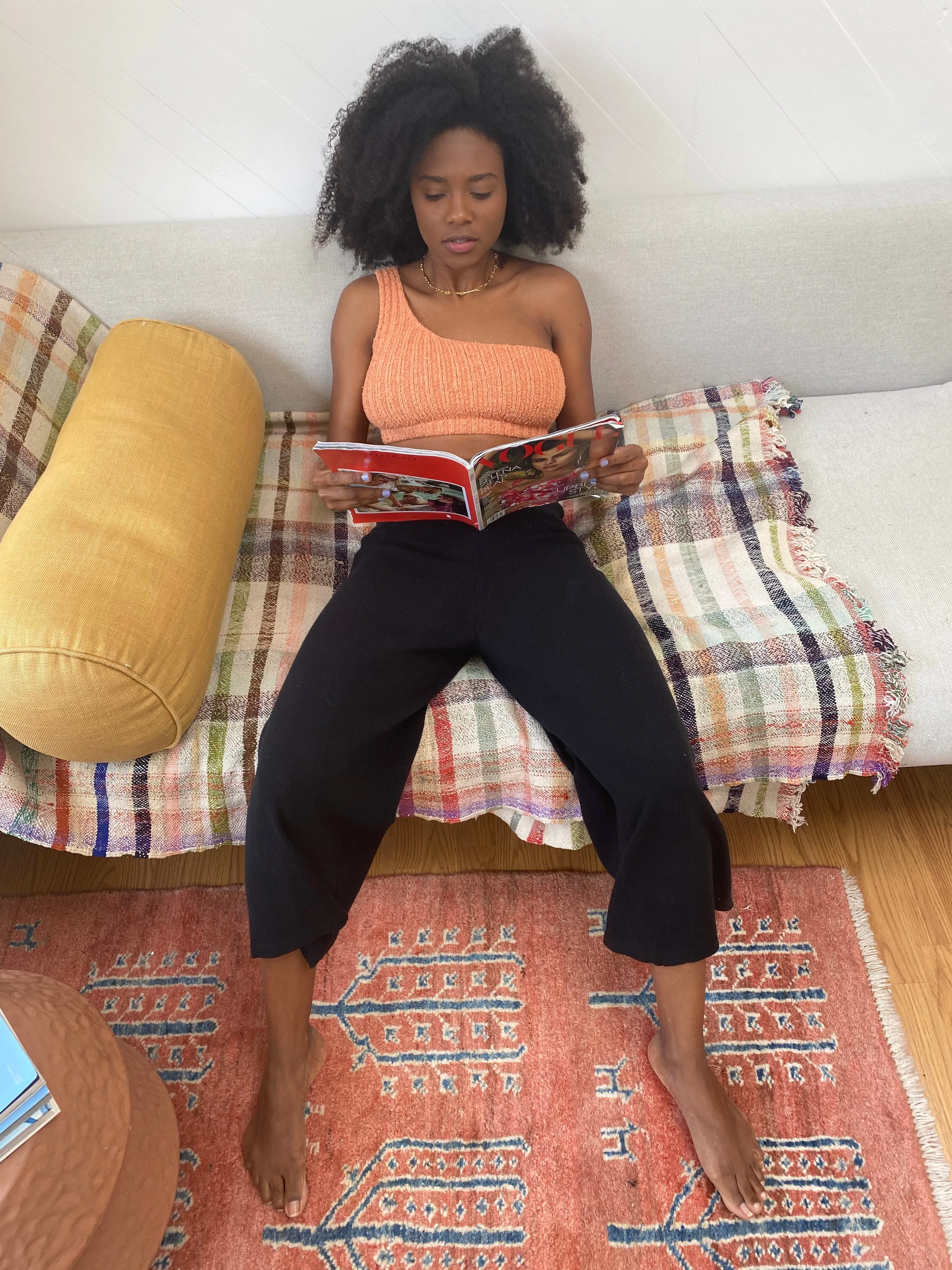 Beklina Bouclé Knit Uno Top Apricot sold by Beklina product image thumbnail 5