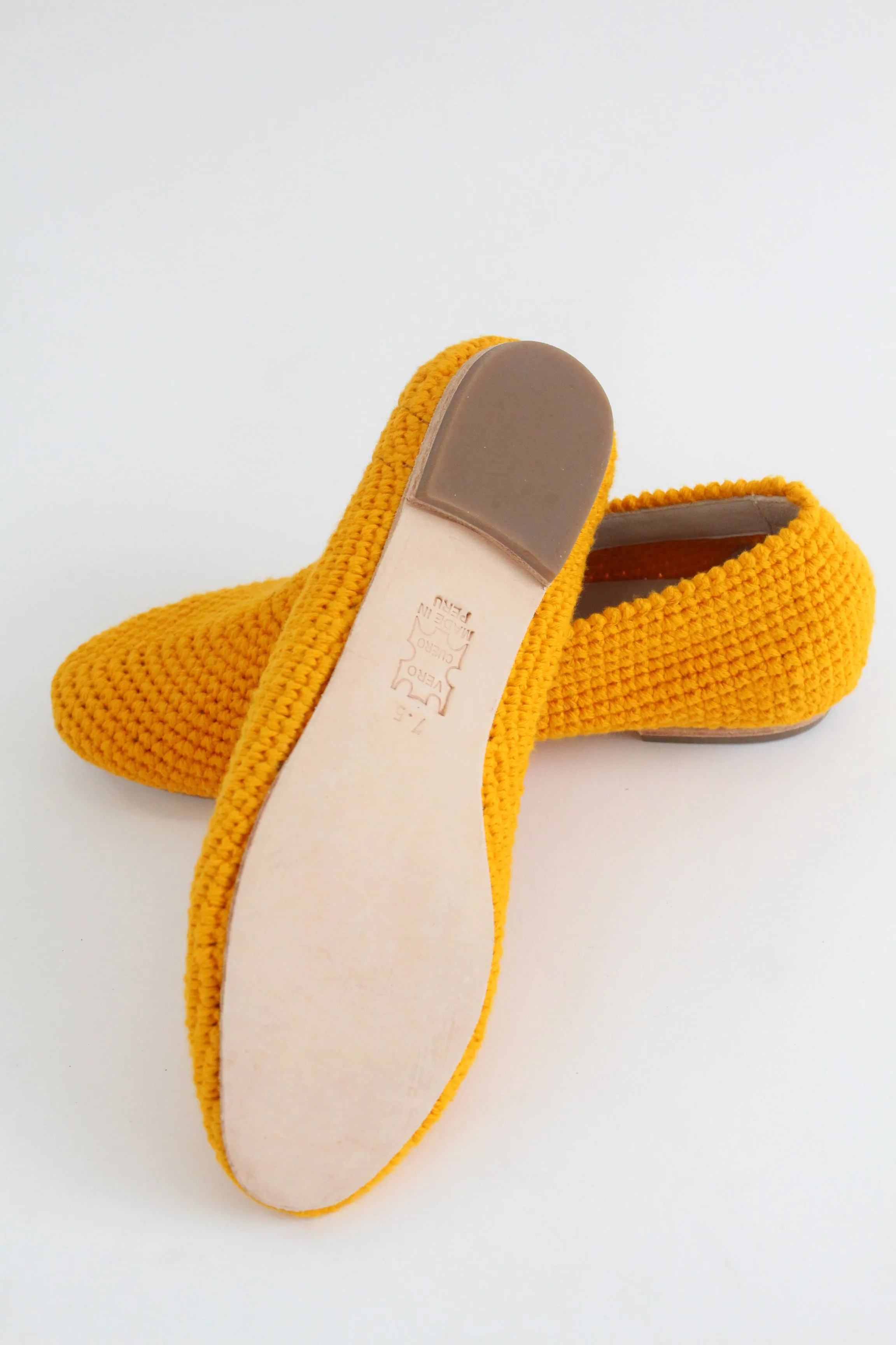 Beklina Crochet Ballet Flats Turmeric sold by Beklina product image thumbnail 2