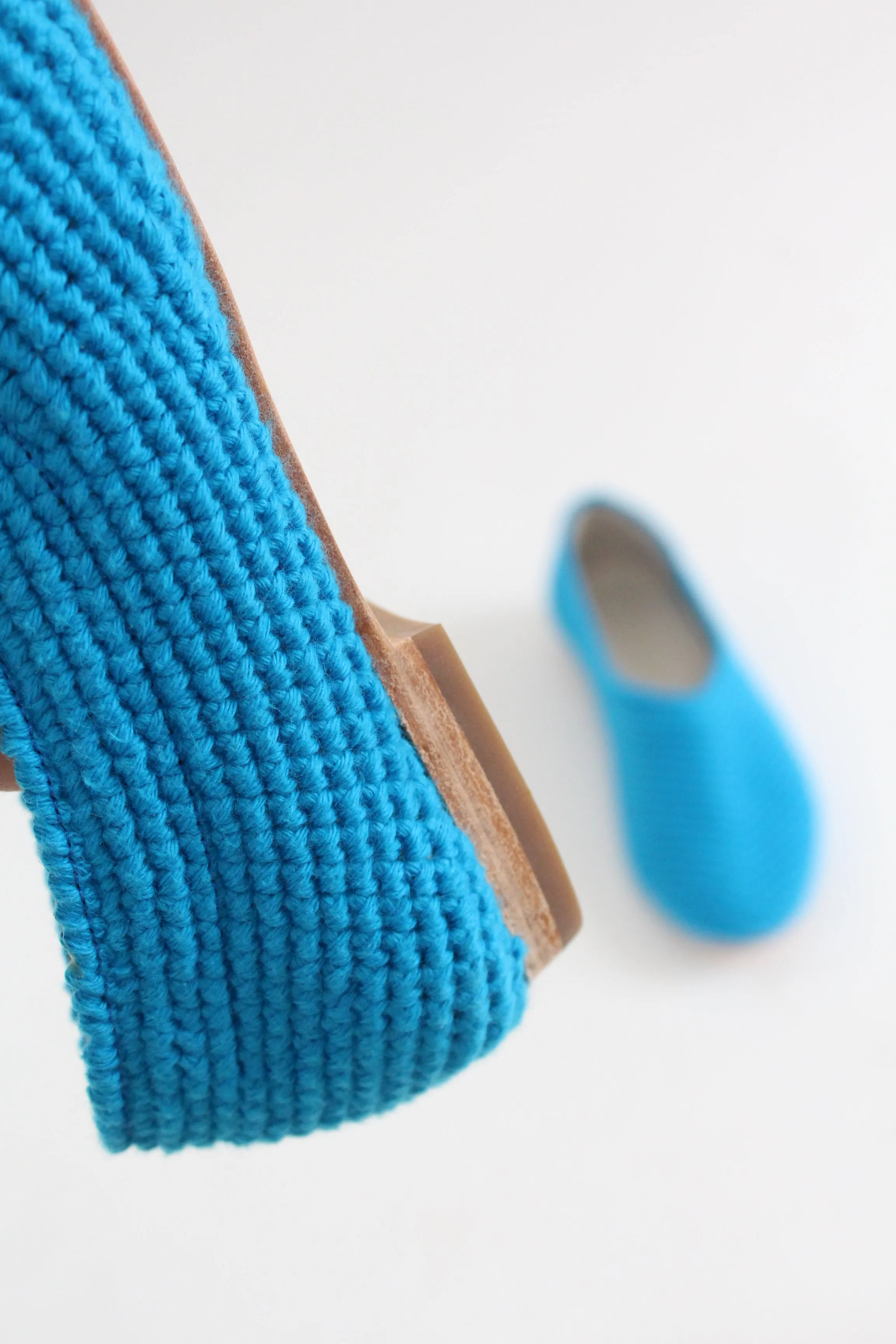 Beklina Crochet Ballet Flats Greek Blue sold by Beklina product image thumbnail 2