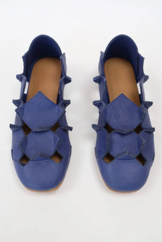 Beklina Square Pieced Flats Blue made by Beklina