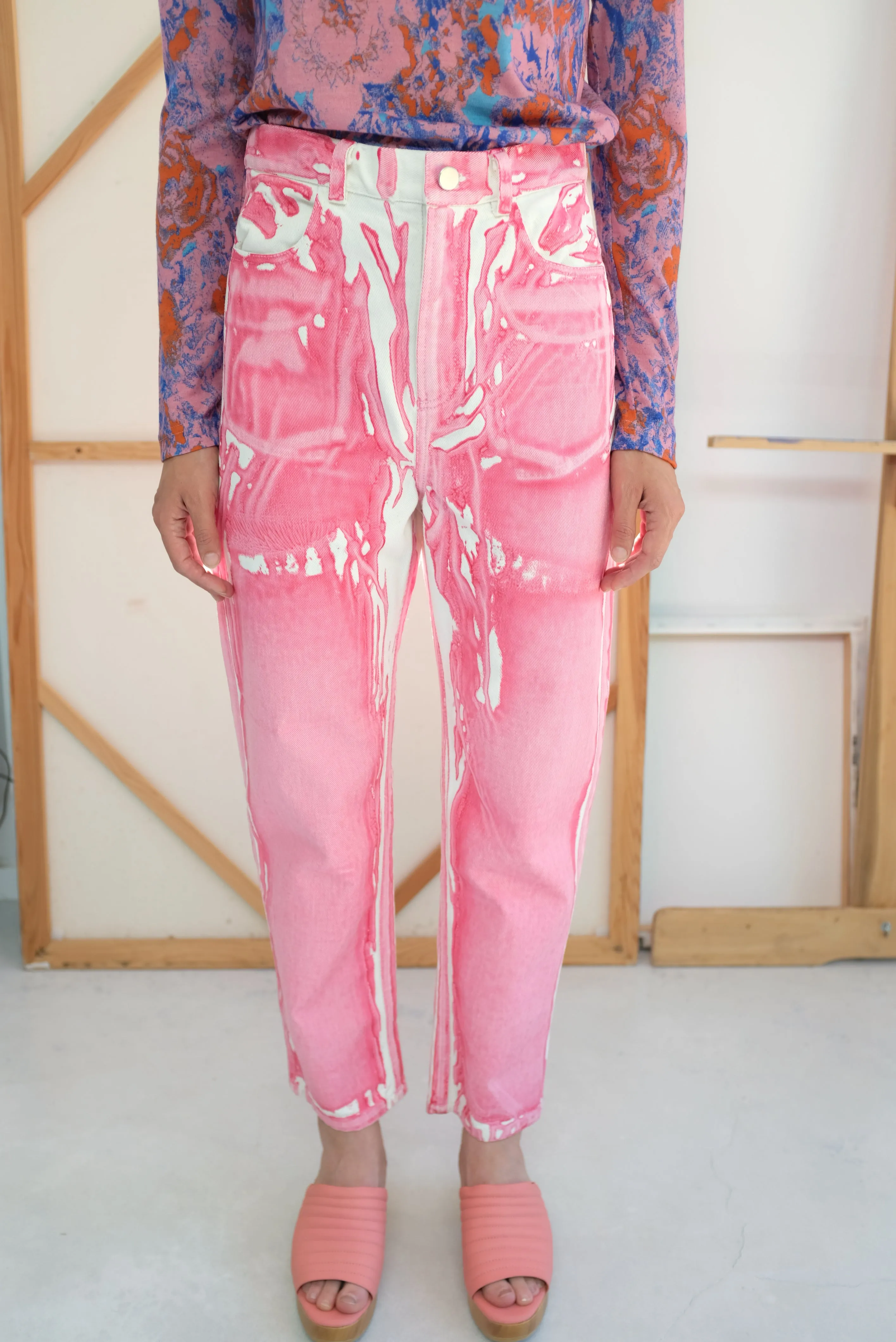 Anntian Womens Pant Screenprint A sold by Beklina product image thumbnail 2