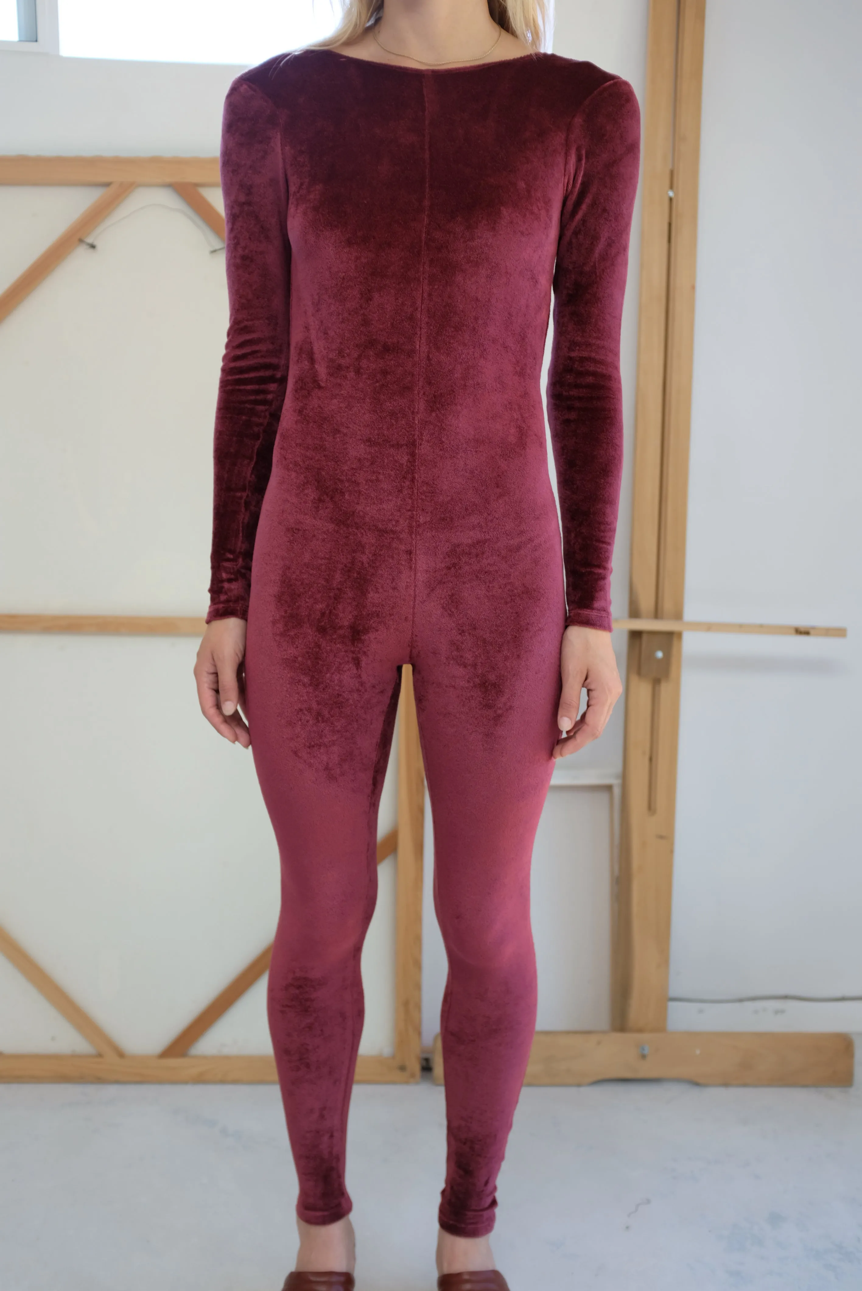Baserange Odia Unitard Burgundy sold by Beklina product image thumbnail 4