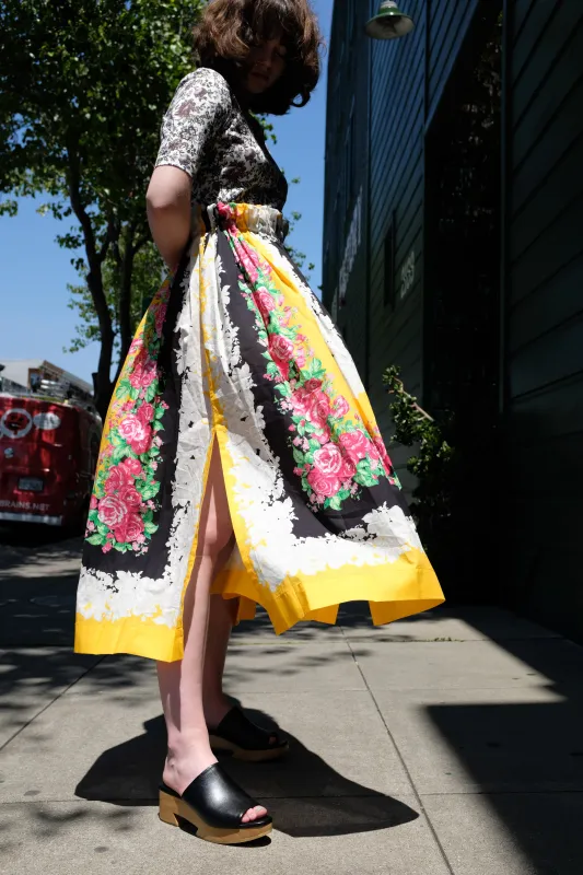 Rachel Comey Commodore Skirt Yellow made by Rachel Comey