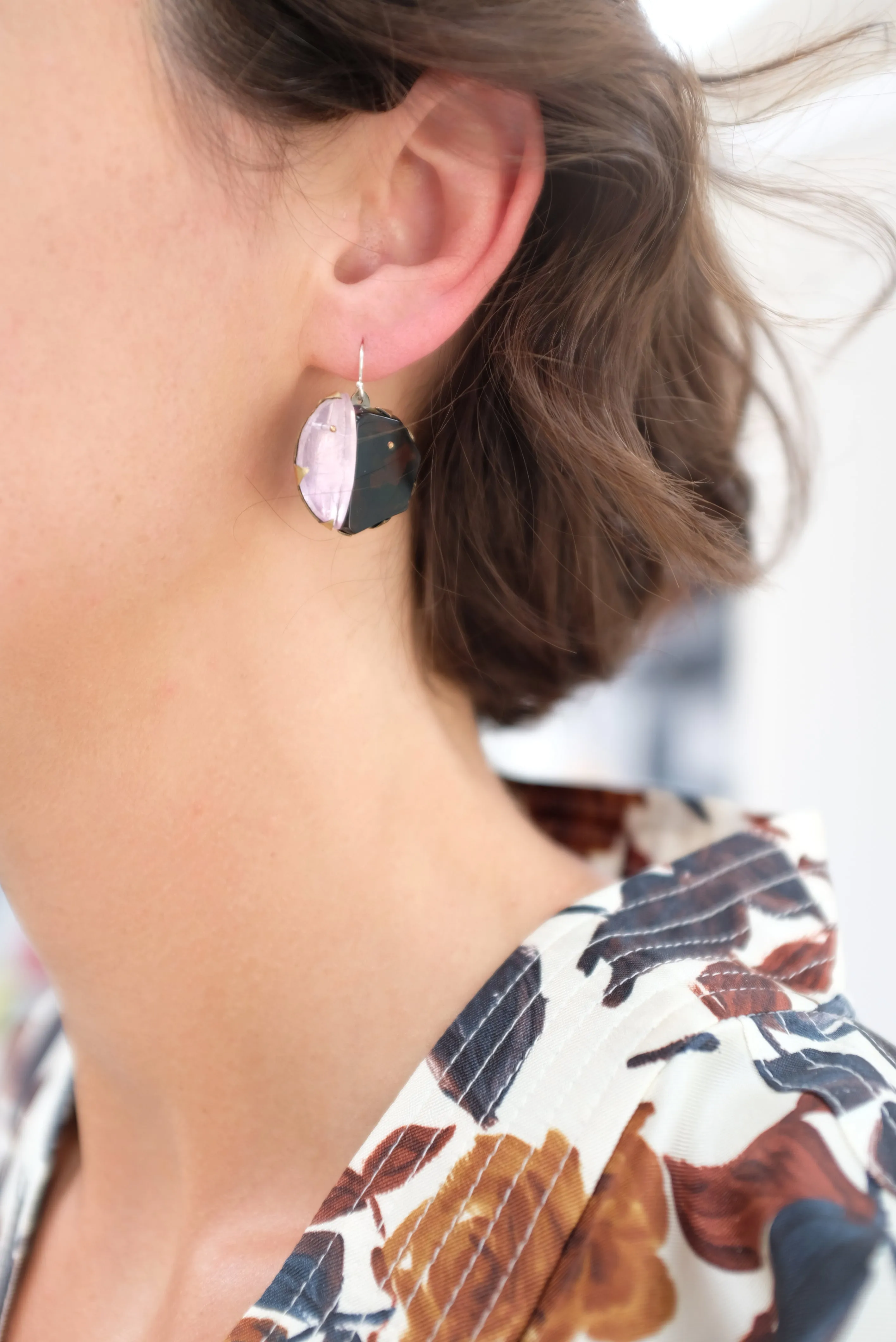 Nikki Couppee Glitter Gem Earrings sold by Beklina product image thumbnail 3