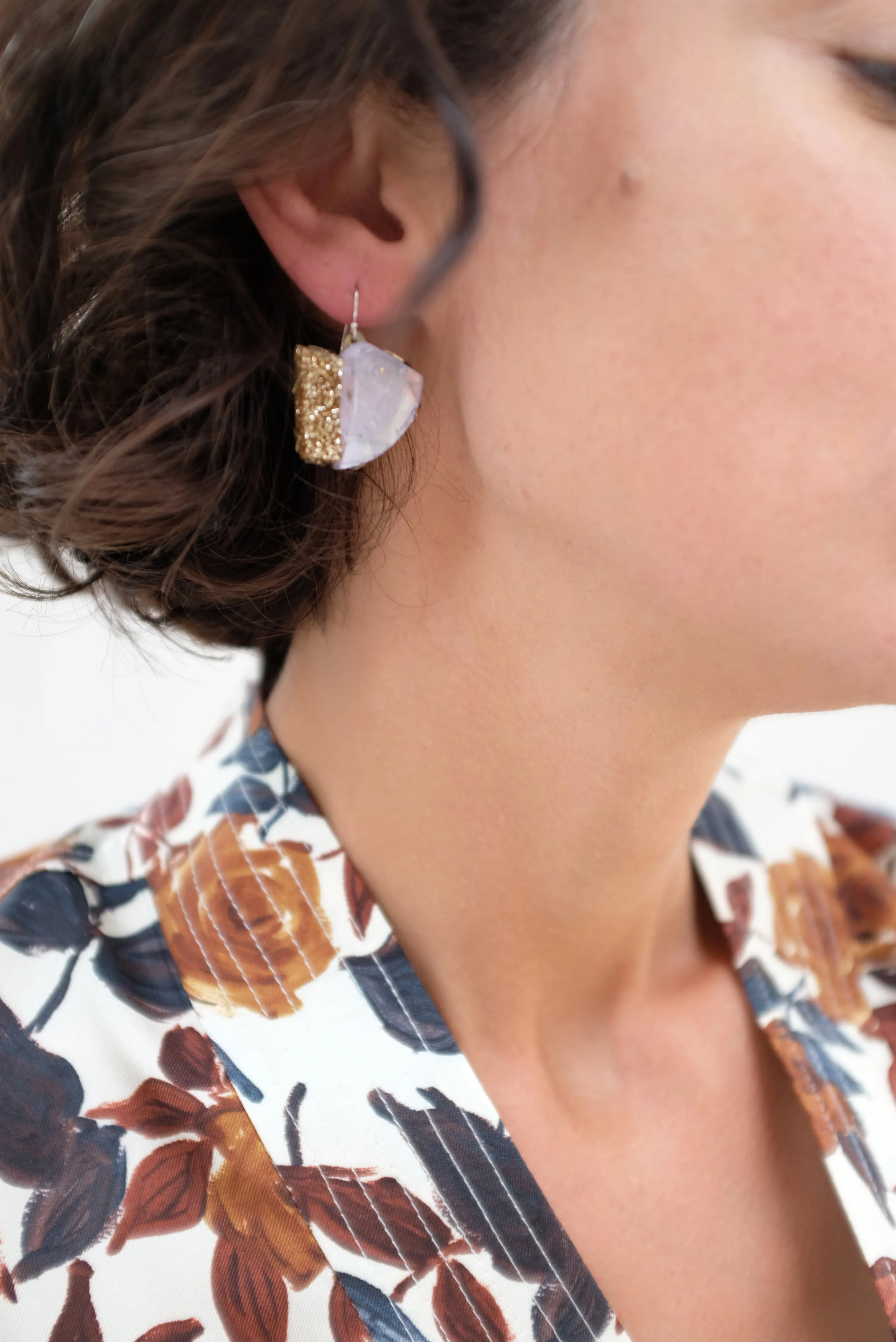 Nikki Couppee Glitter Gem Earrings sold by Beklina product image thumbnail 4