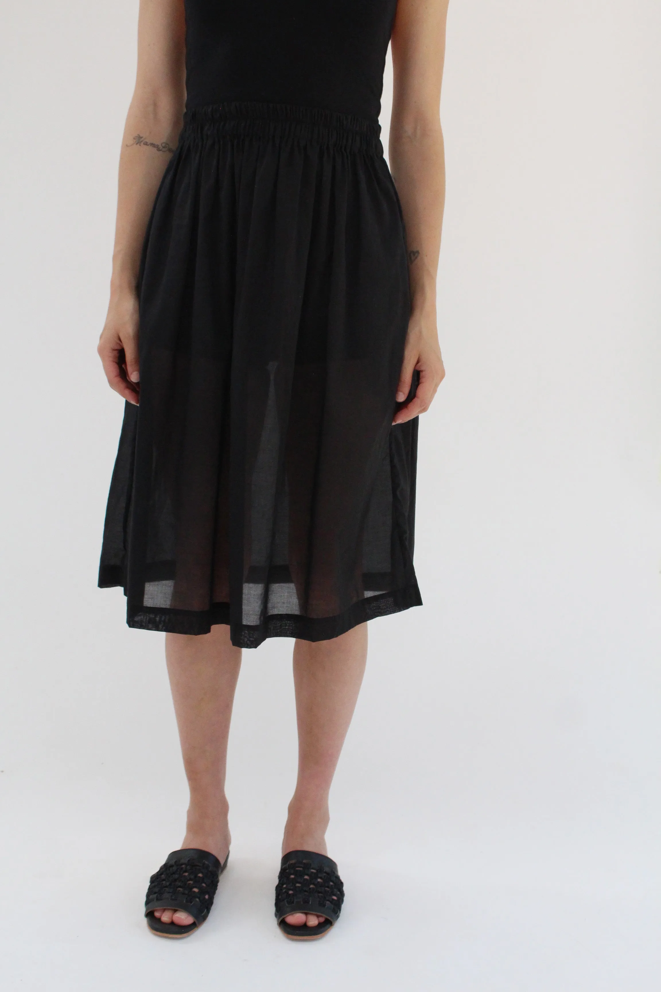 Beklina Fuggiamo Skirt Black sold by Beklina