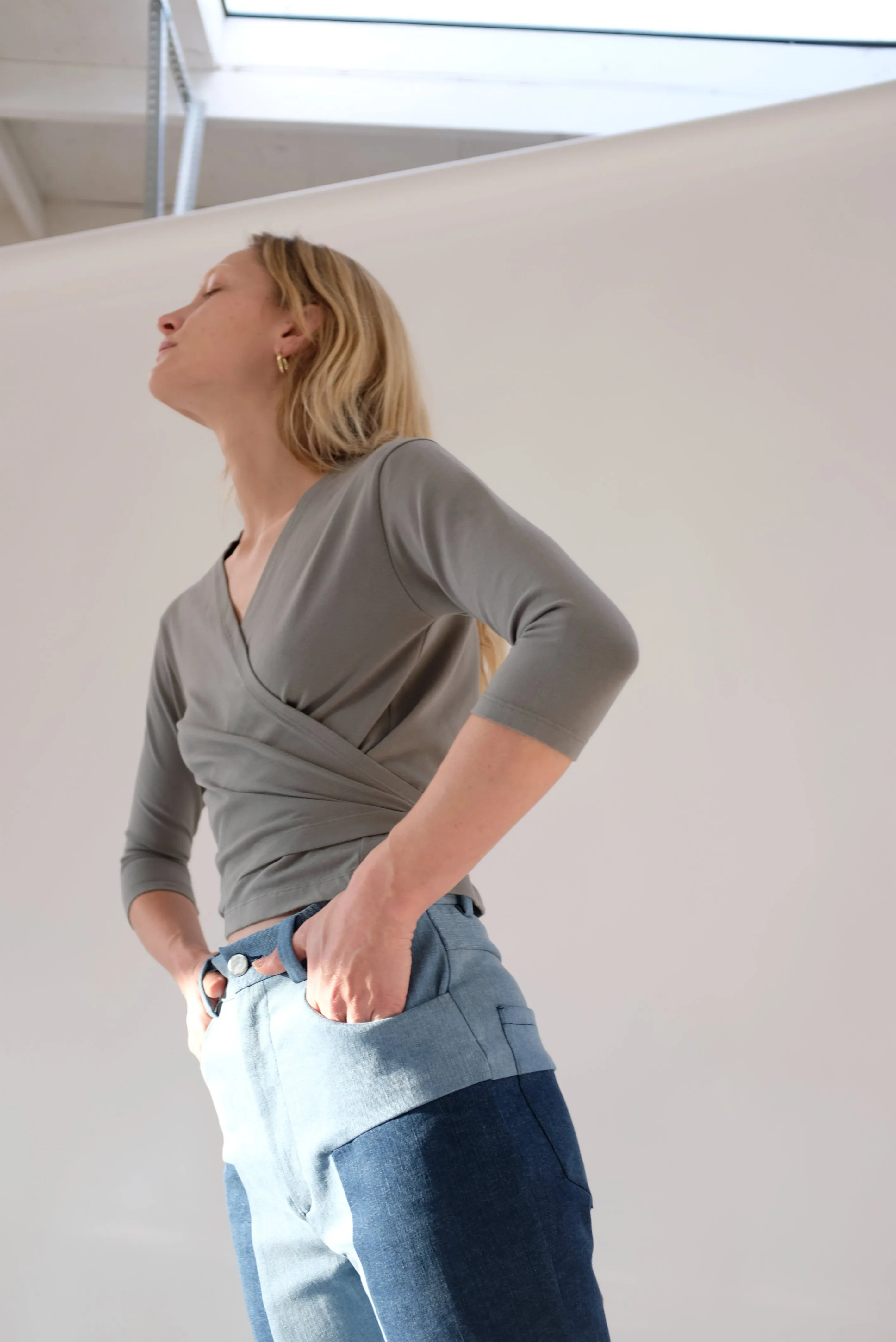 Beklina Kudu Wrap Top Swamp sold by Beklina product image thumbnail 4