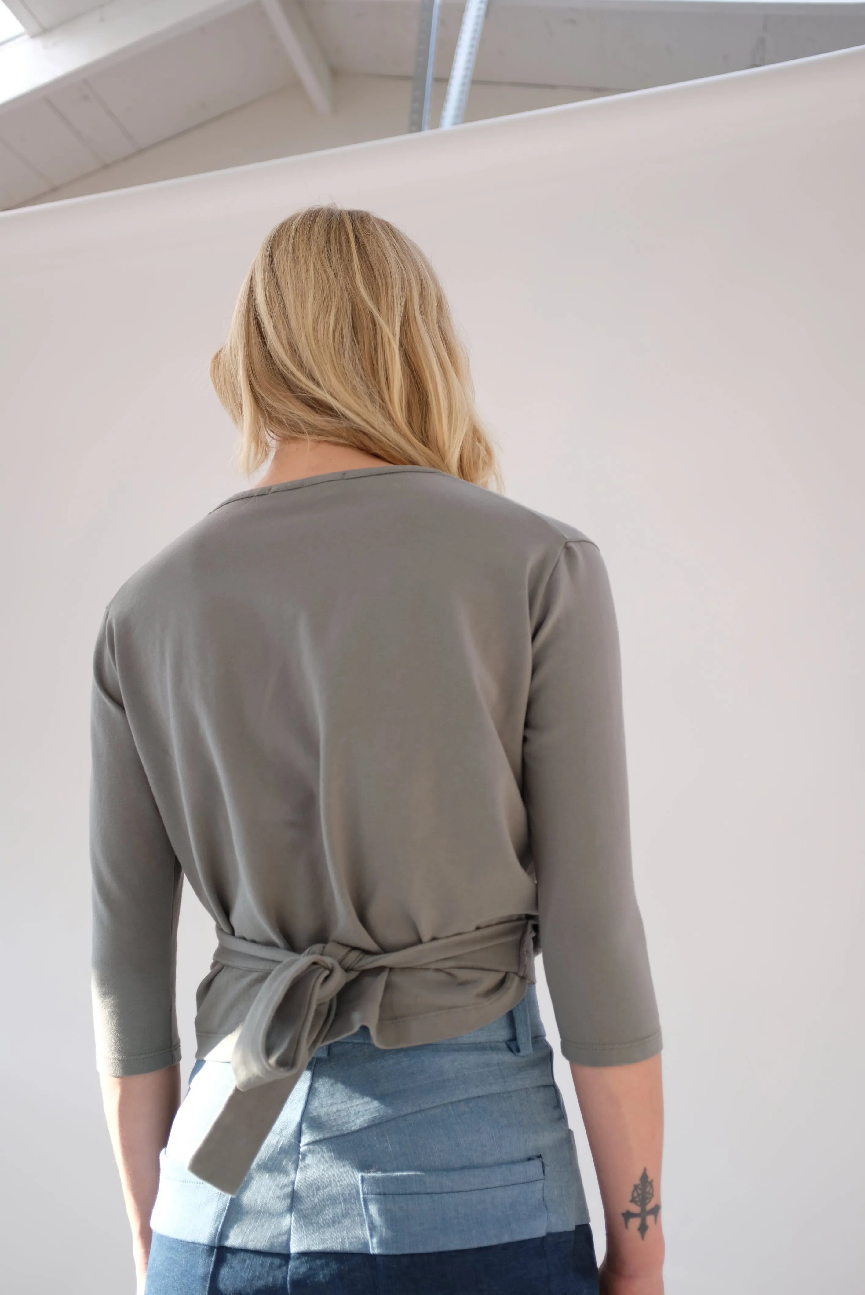 Beklina Kudu Wrap Top Swamp sold by Beklina product image thumbnail 3