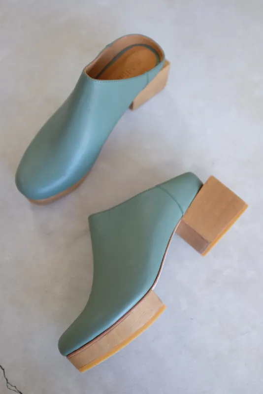 Beklina Matisse Platform Mules Flora made by Beklina