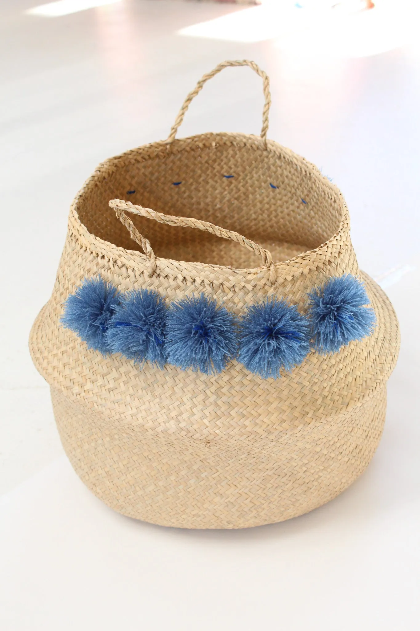 Pom Pom Basket Tall sold by Beklina