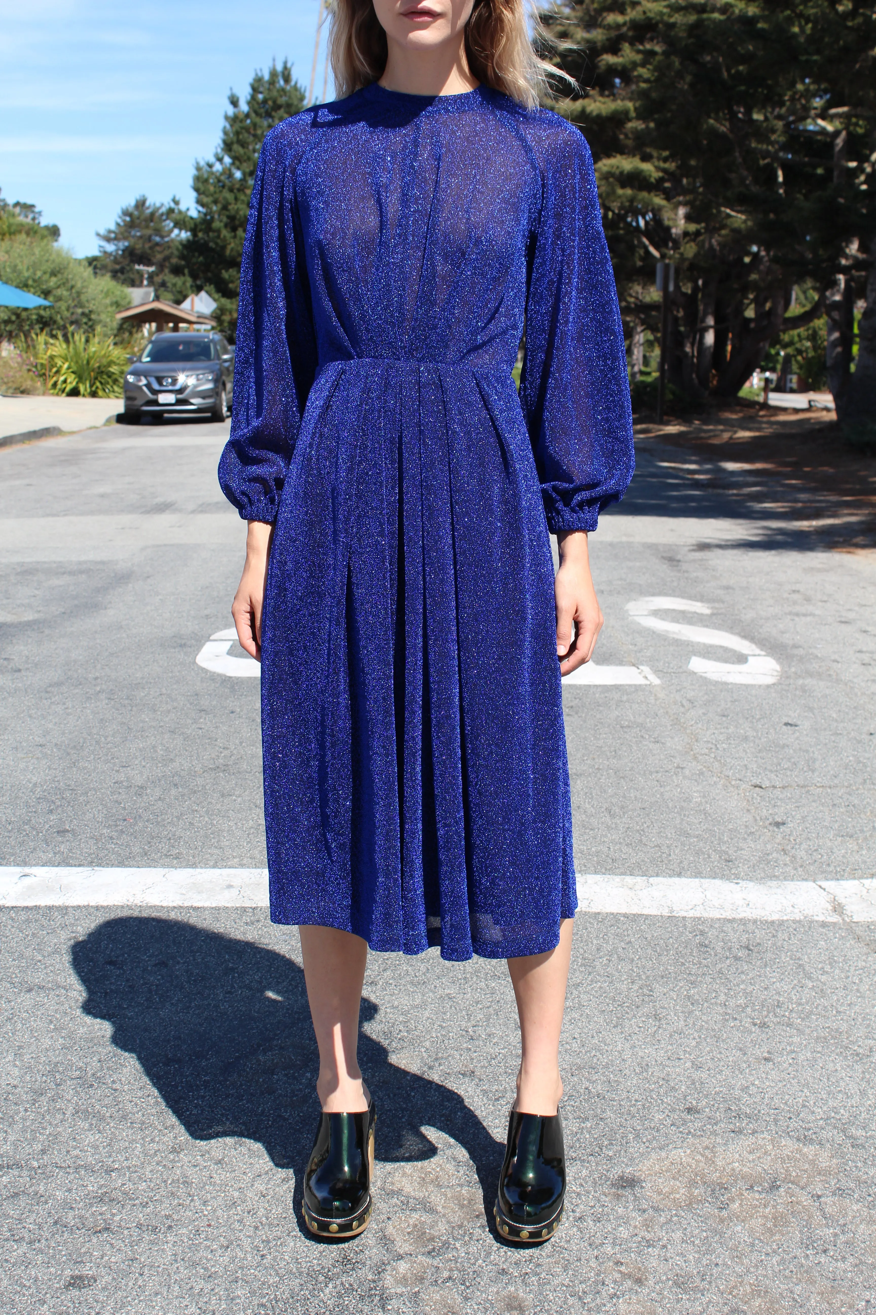 Rachel Comey Bartram Dress Blue sold by Beklina