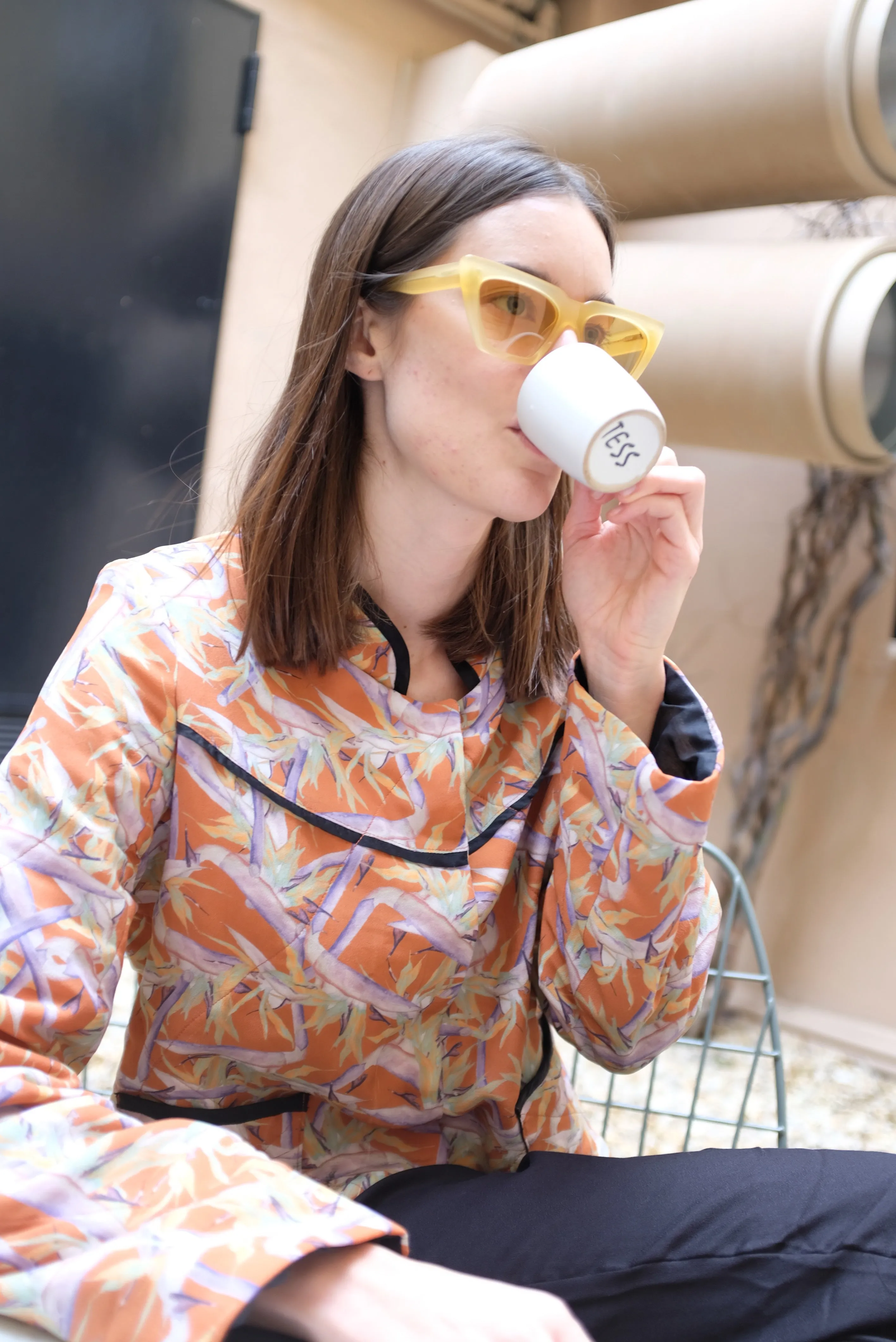 Beklina Quilted Jacket Carmella's Floral sold by Beklina product image thumbnail 2