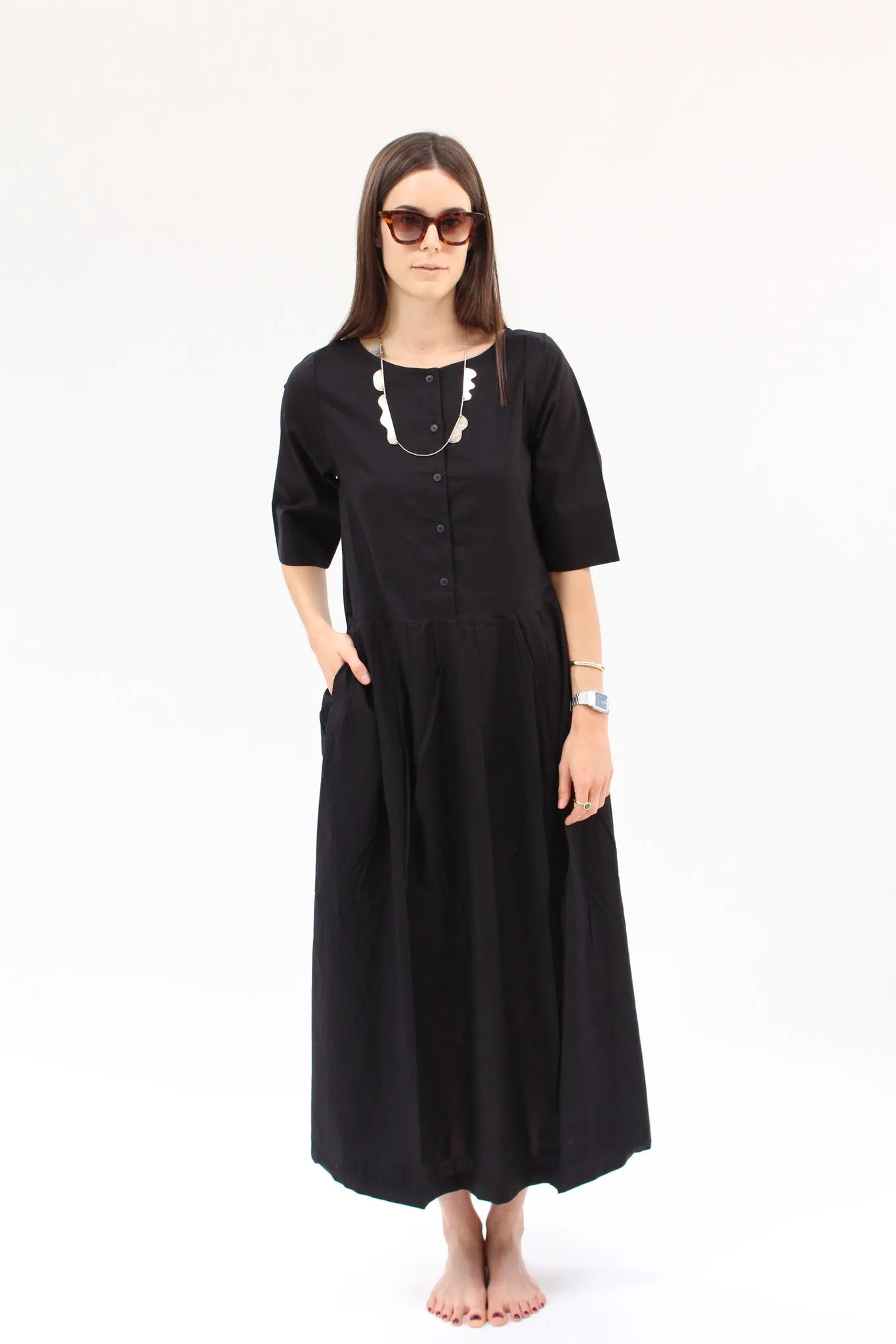 Kowtow Momentum Dress Black sold by Beklina product image thumbnail 3