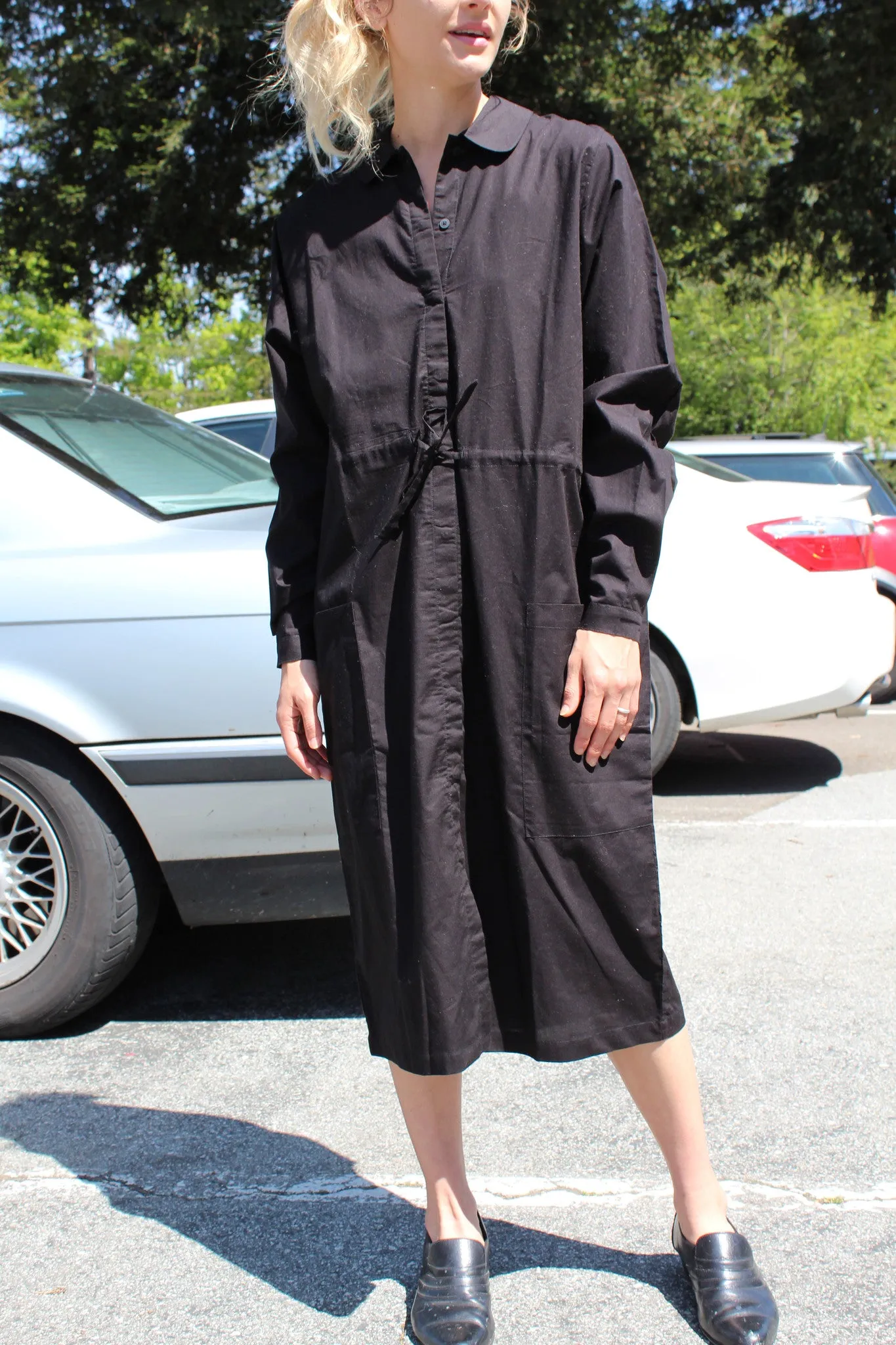 Kowtow Detour Shirt Dress Black sold by Beklina product image thumbnail 4