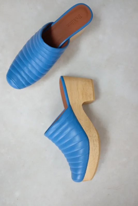 Beklina Ribbed Clog Denim made by Beklina