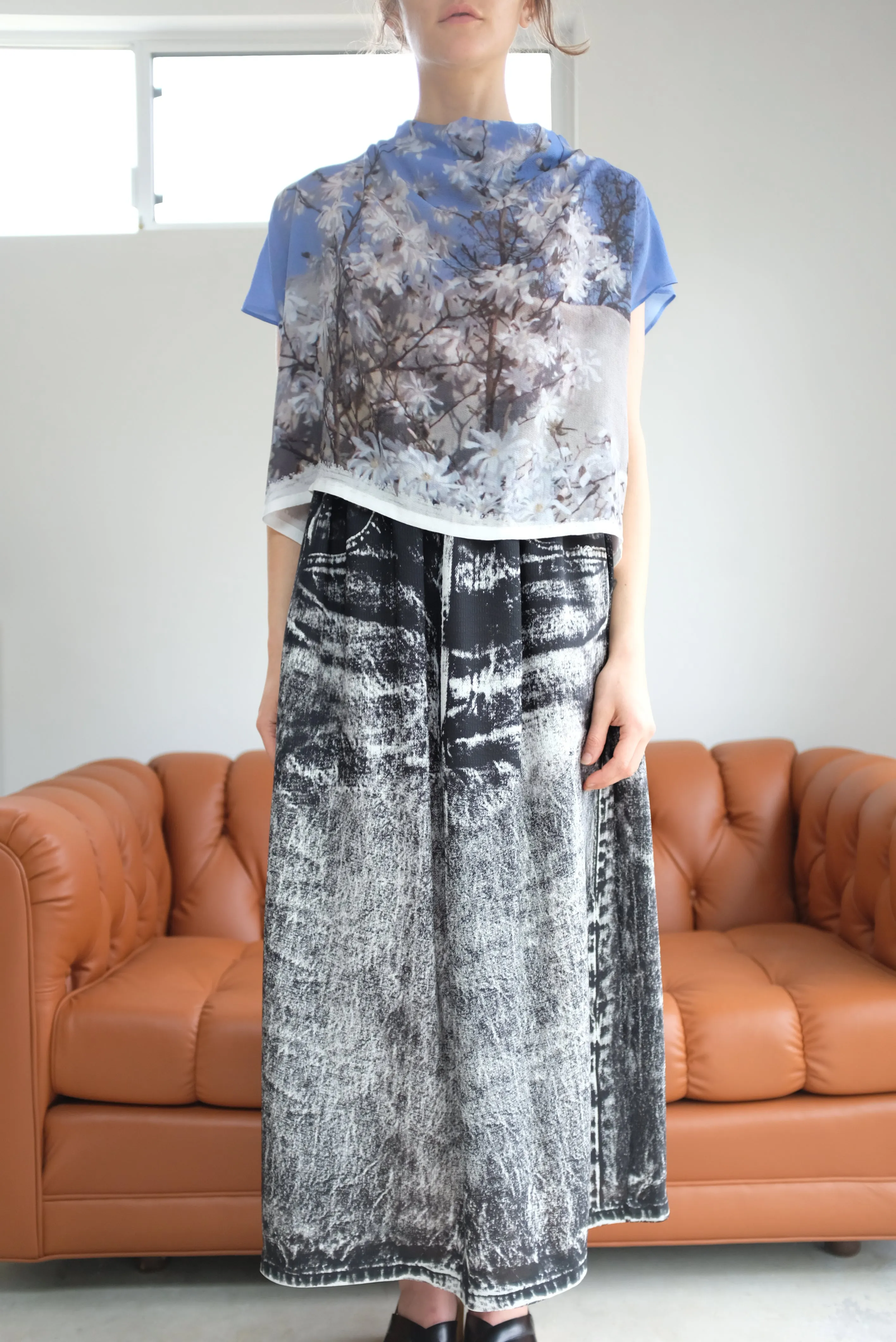 Anntian Silk Top Print Into The Sky sold by Beklina product image thumbnail 5