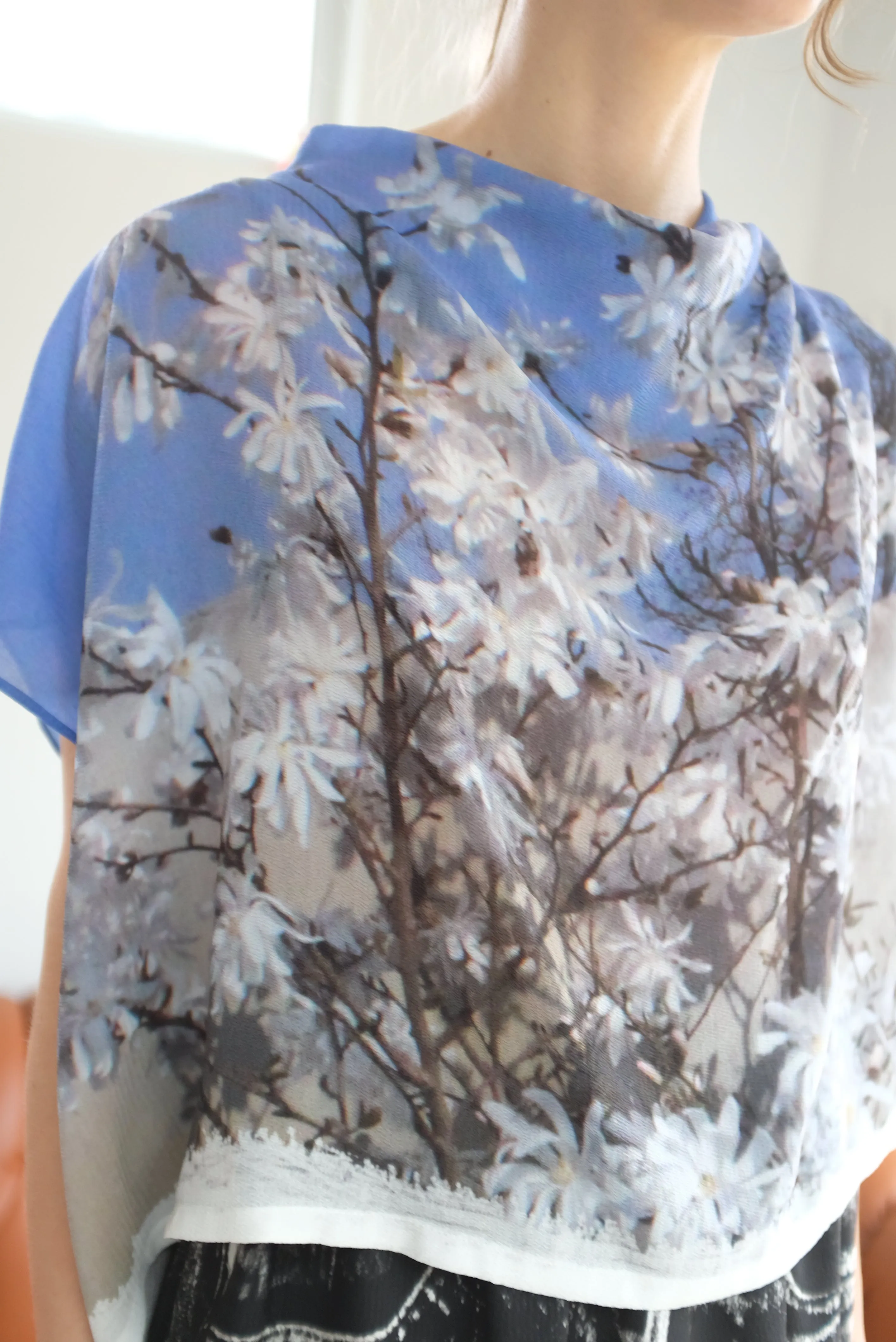 Anntian Silk Top Print Into The Sky sold by Beklina product image thumbnail 2