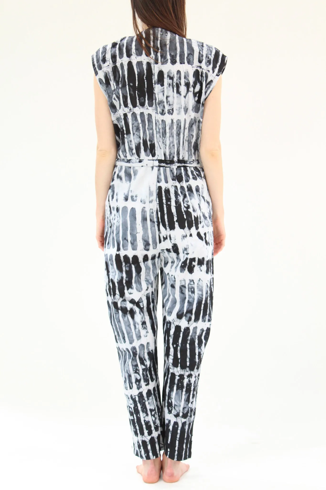 Osei Duro Accra Romper Black Chalk sold by Beklina product image thumbnail 3