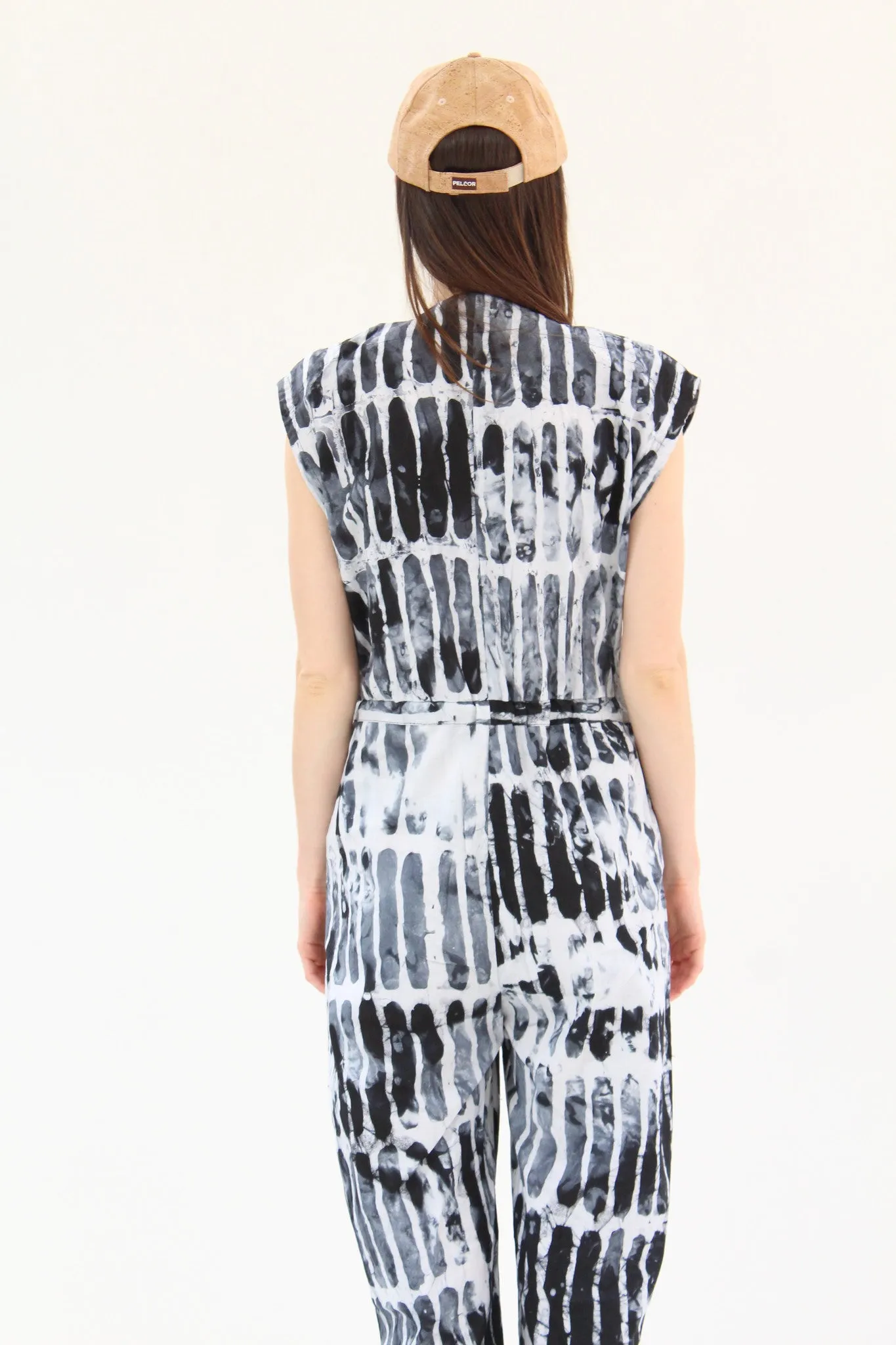 Osei Duro Accra Romper Black Chalk sold by Beklina product image thumbnail 4