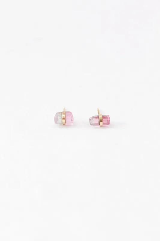 MJM Rainbow Tourmaline Stud Earrings sold by Beklina