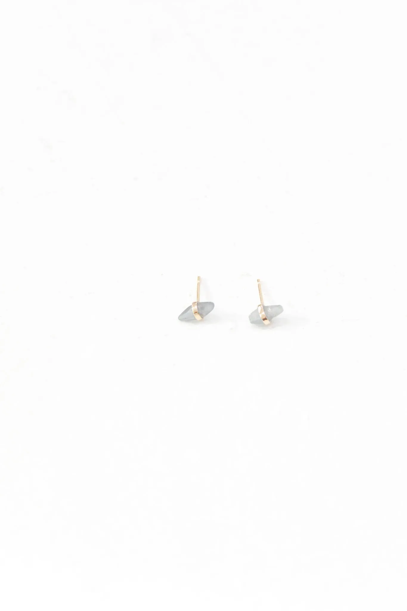 MJM Raw Blue Saphhire Earrings sold by Beklina