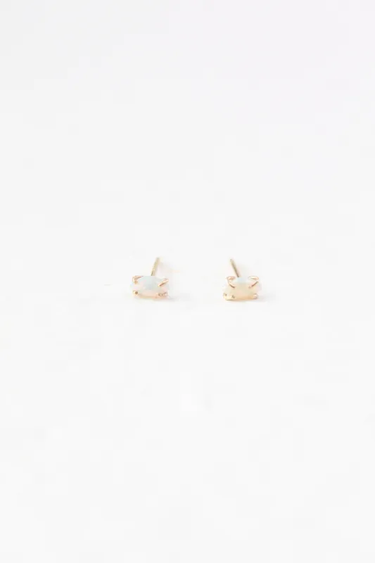 MJM Opal Stud Earrings sold by Beklina