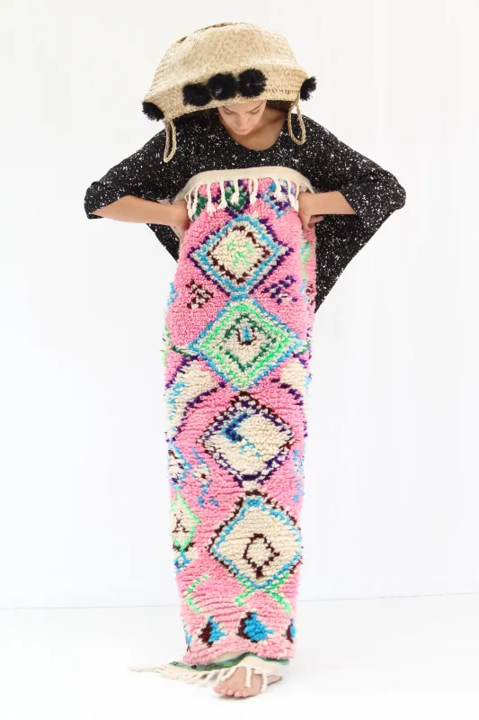 Azilal Rug A2 Pink sold by Beklina