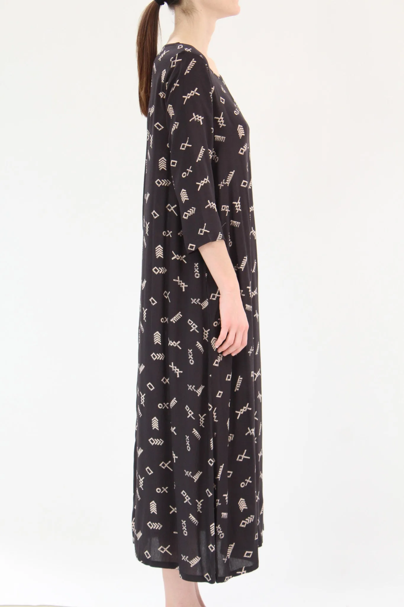 Osei Duro Nima Long Dress Black Jot sold by Beklina product image thumbnail 2