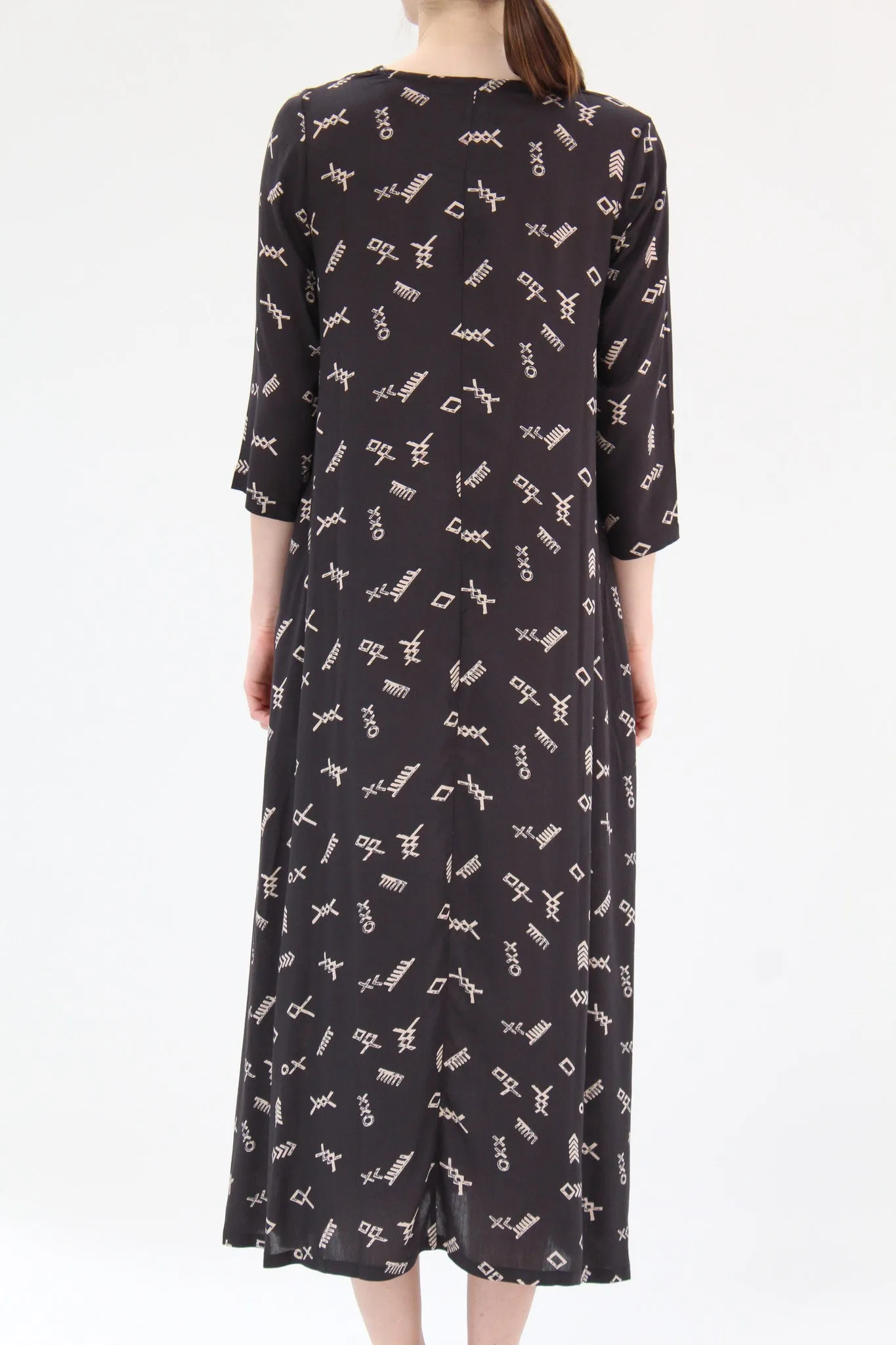 Osei Duro Nima Long Dress Black Jot sold by Beklina product image thumbnail 3