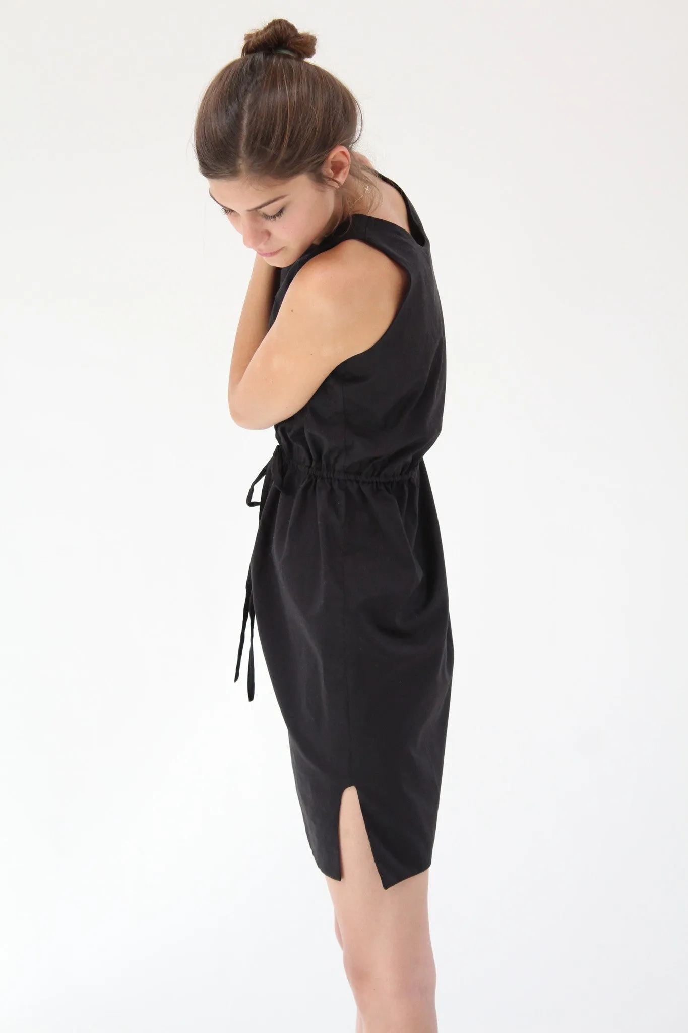 Beklina Hoda Tie Dress Black sold by Beklina product image thumbnail 2