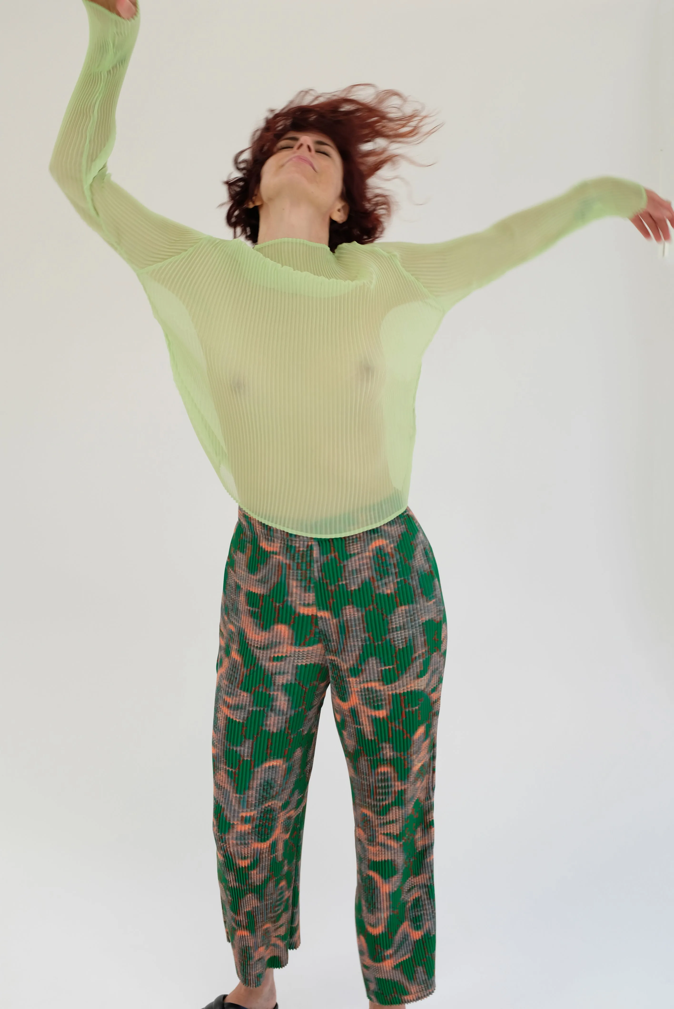 Julia Heuer Lee Top Lime Green sold by Beklina product image thumbnail 2