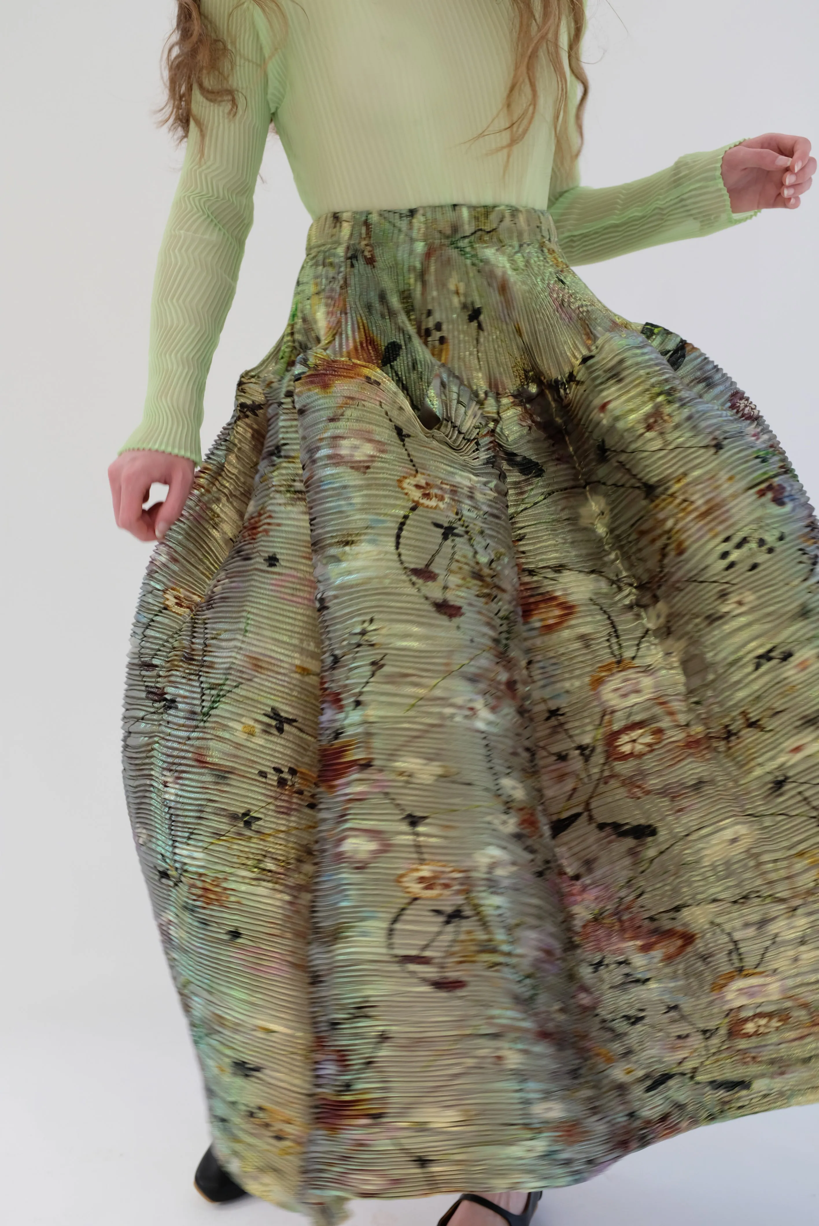 Julia Heuer Kenza Skirt Iridescent Frances sold by Beklina product image thumbnail 2