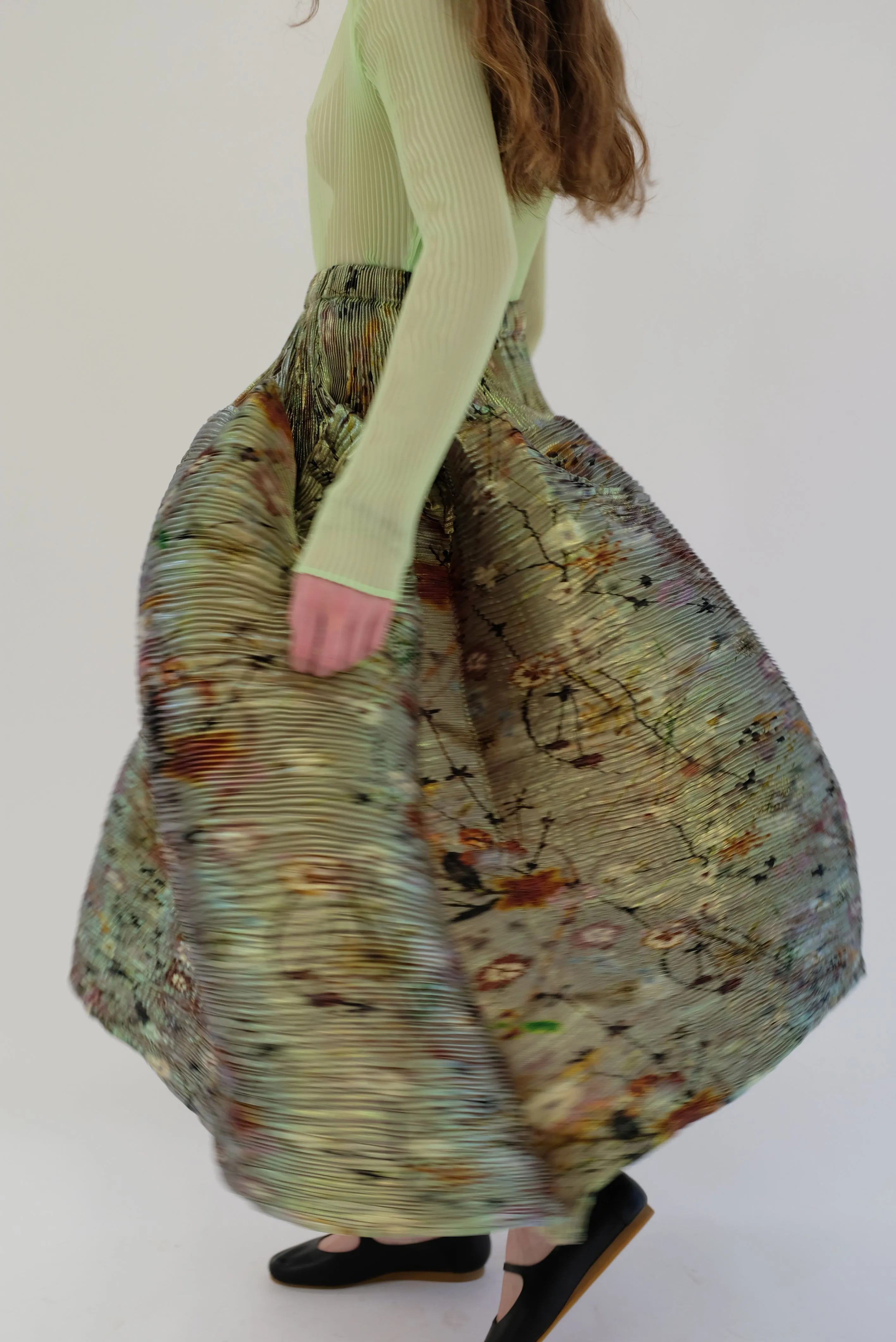 Julia Heuer Kenza Skirt Iridescent Frances sold by Beklina product image thumbnail 5